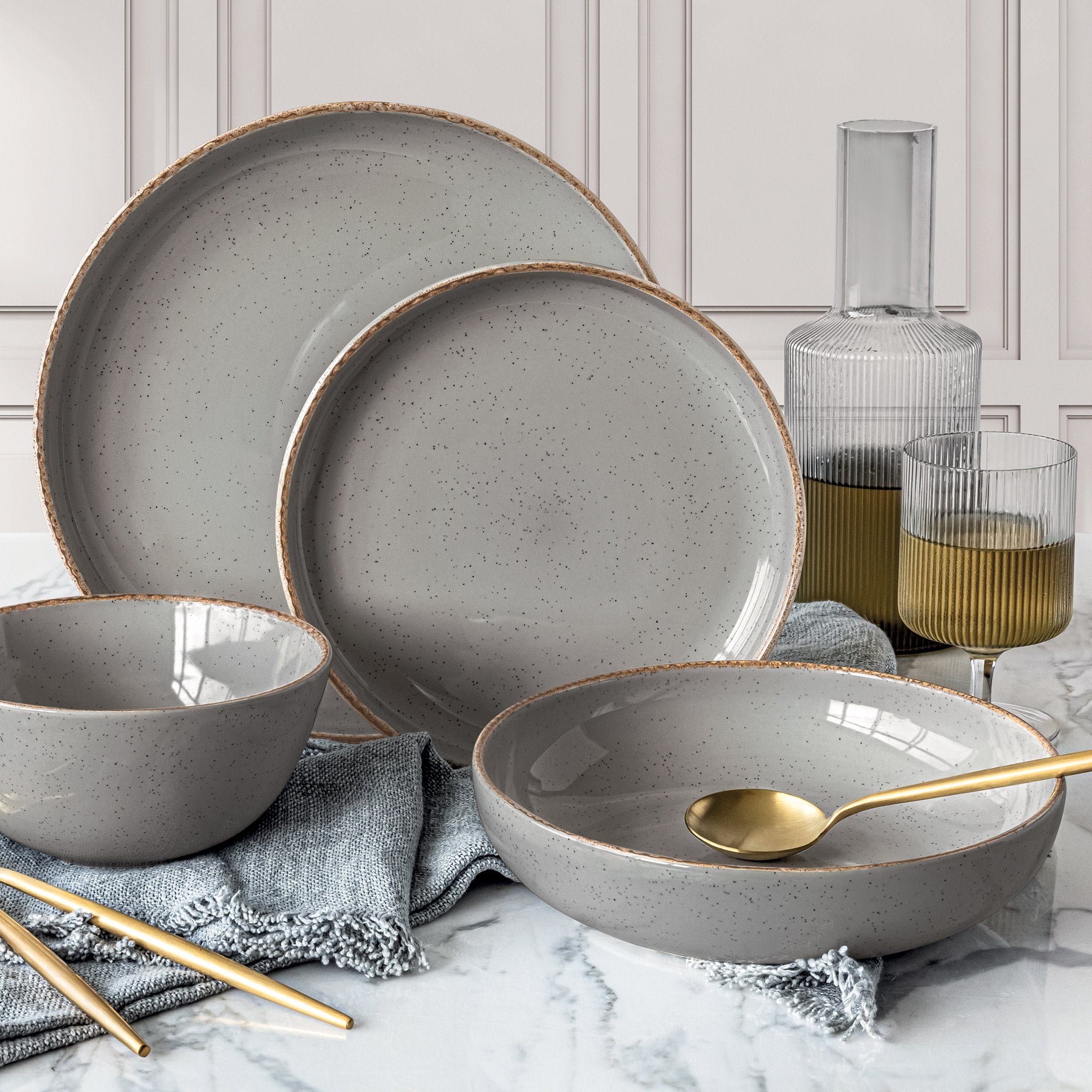 OVERANDBACK OPTIONS DINNERWARE SET 16-PIECES