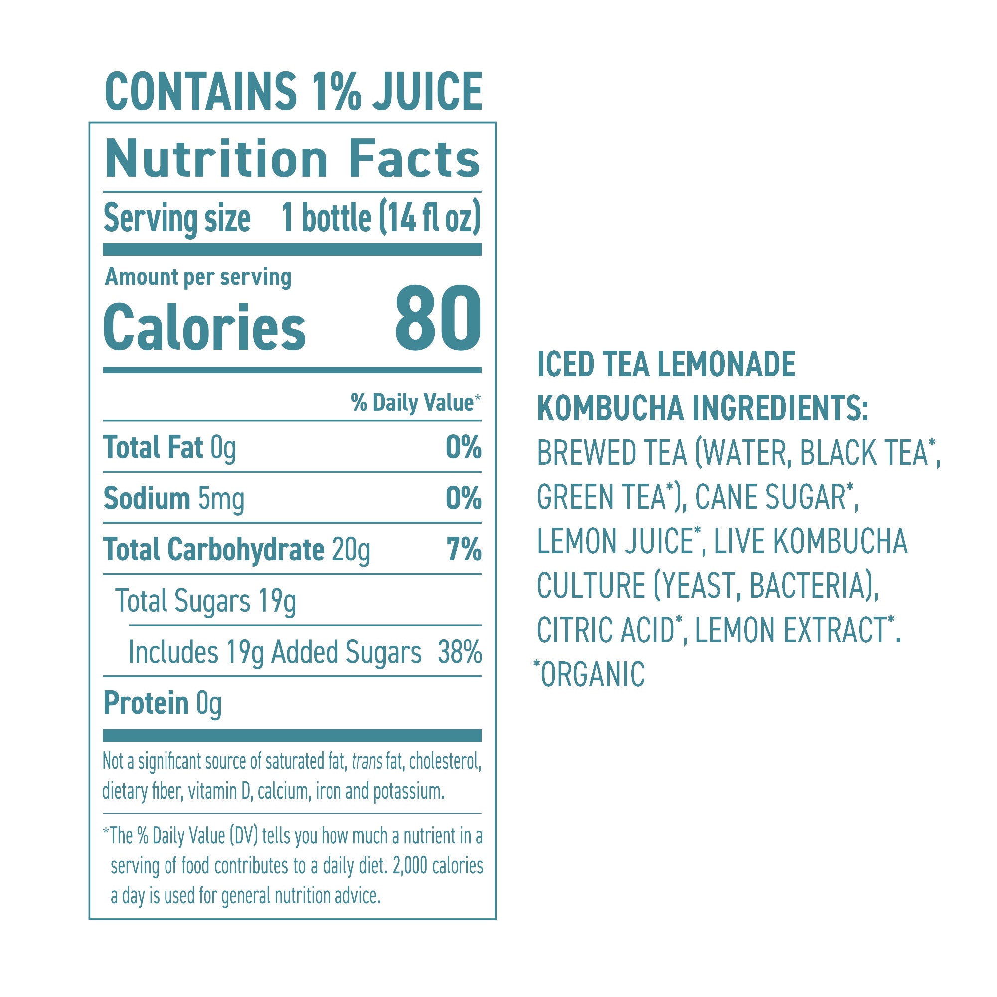 BREW DR KOMBUCHA ICED TEA LEMONADE 12/14 FL OZ