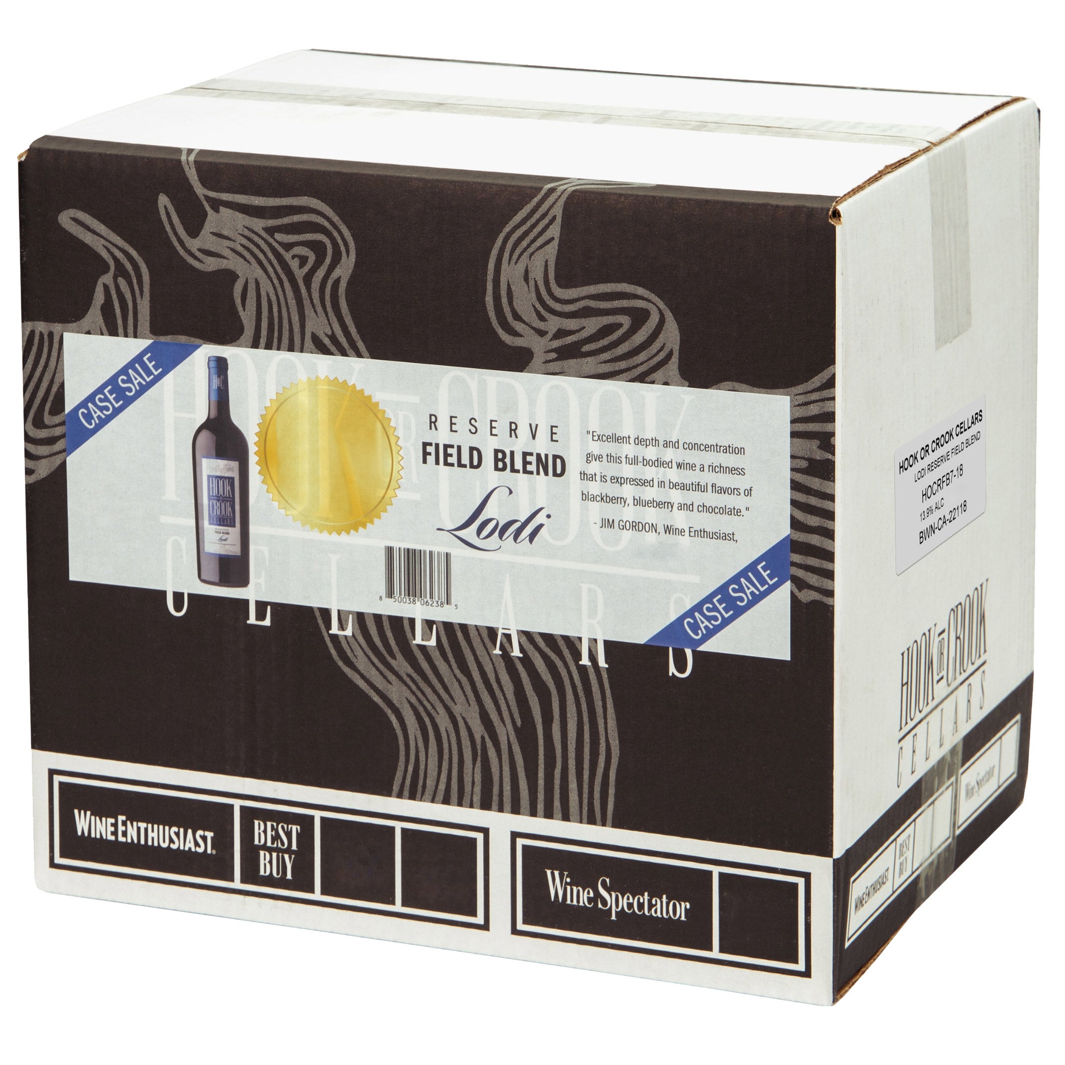 HOOK OR CROOK *CASE* FIELD BLEND LODI 12/750ML