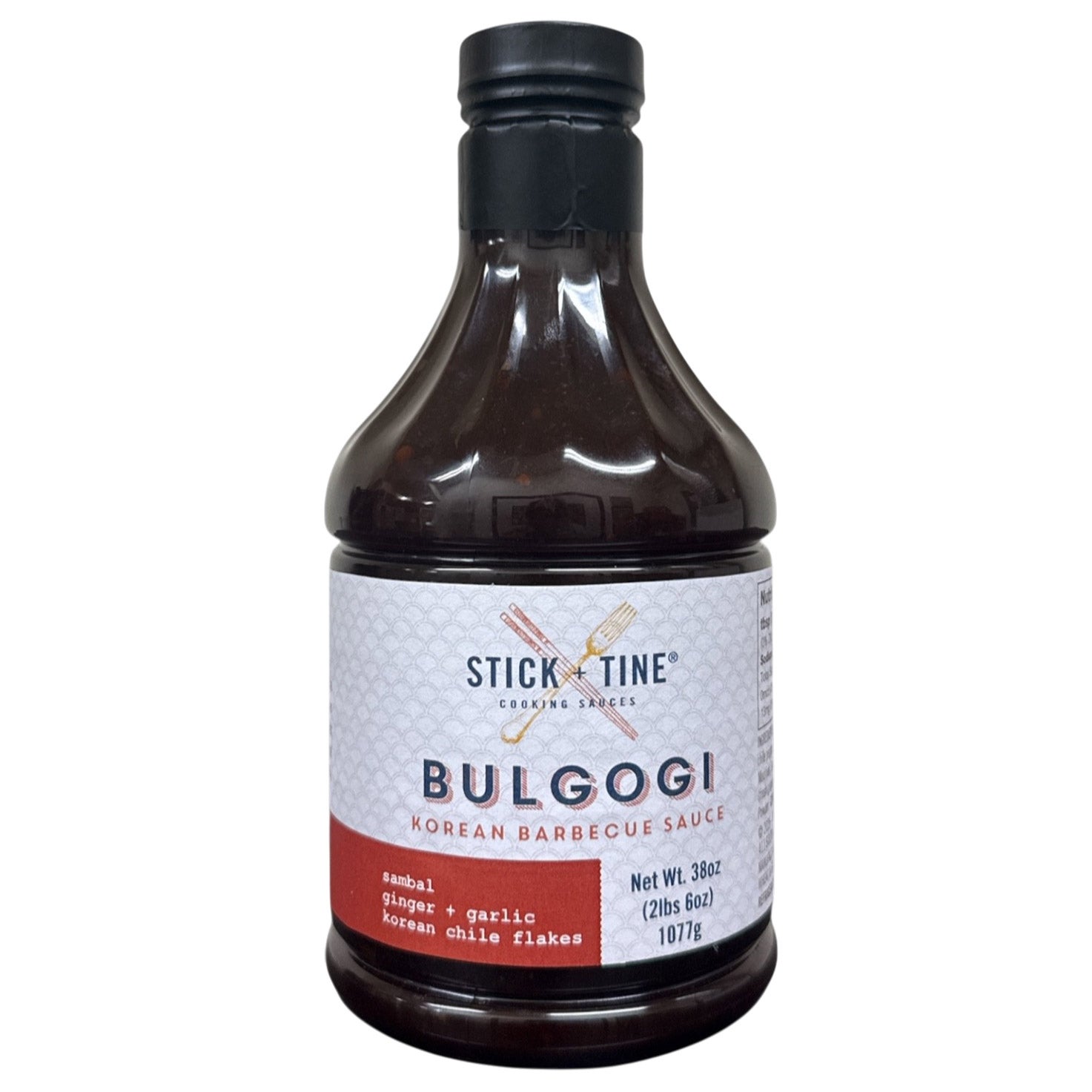 STICK & TINE BULGOGI KOREAN BBQ SAUCE 38 OUNCE BOTTLE - Image 1