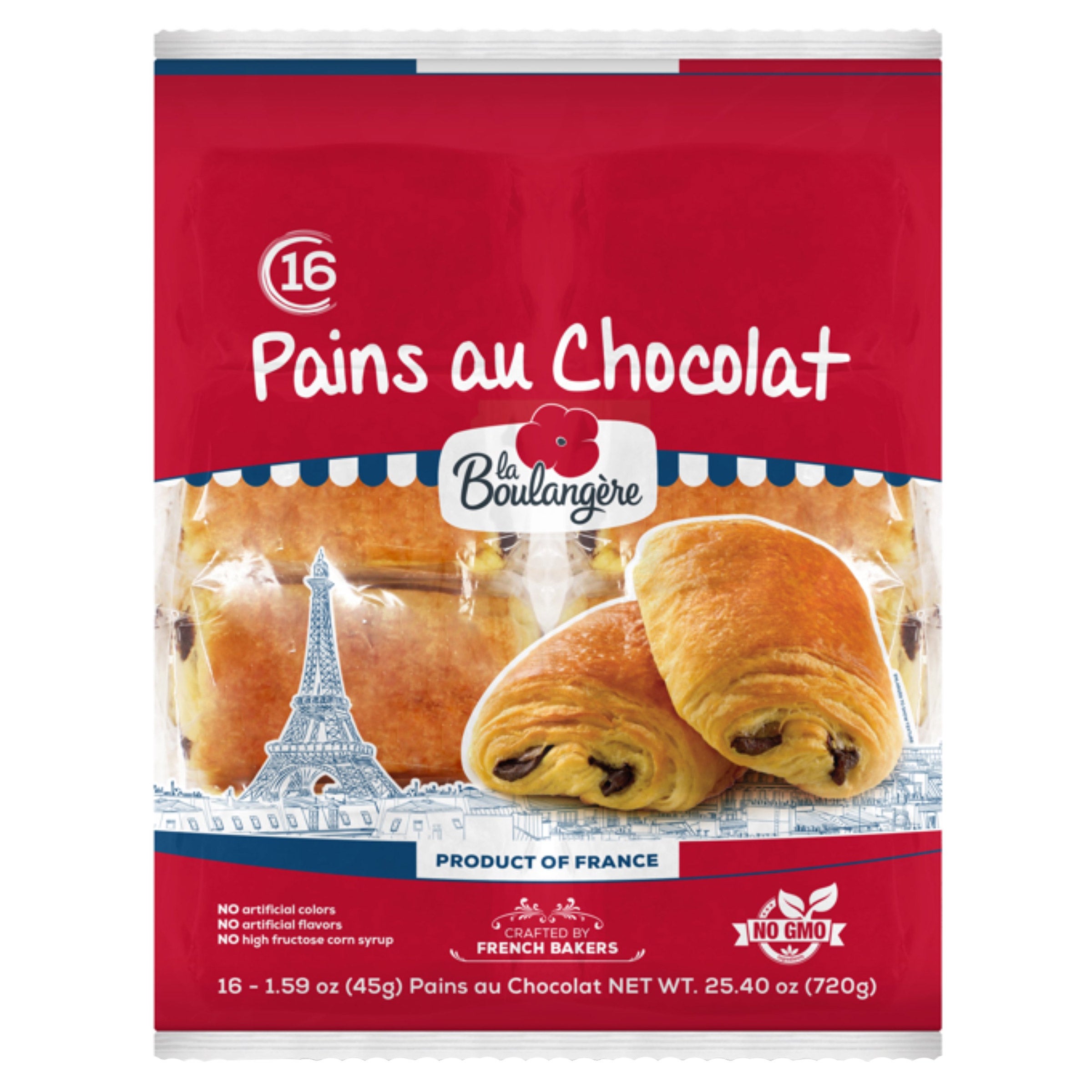 LA BOULANGERE CHOCOLATE CROISSANTS 25.40 OZ
