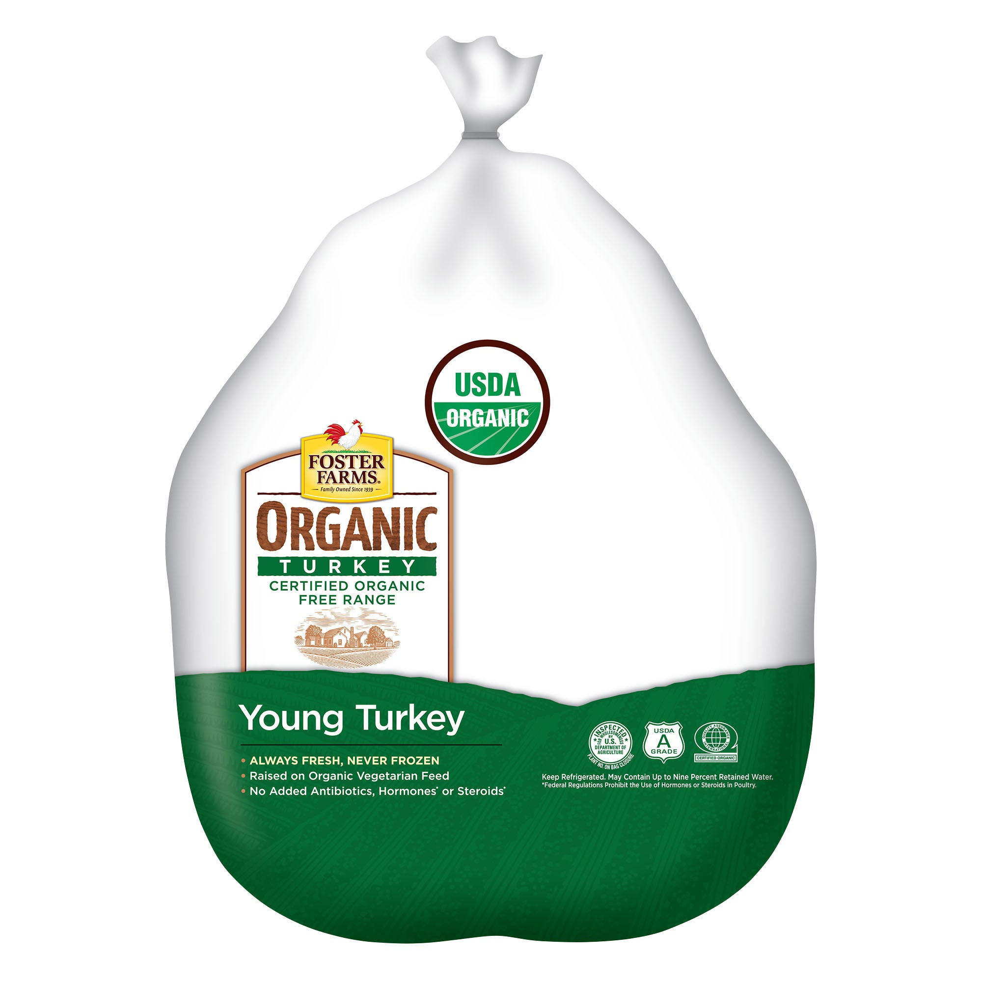 FRESH ORGANIC TOM TURKEY PER LB