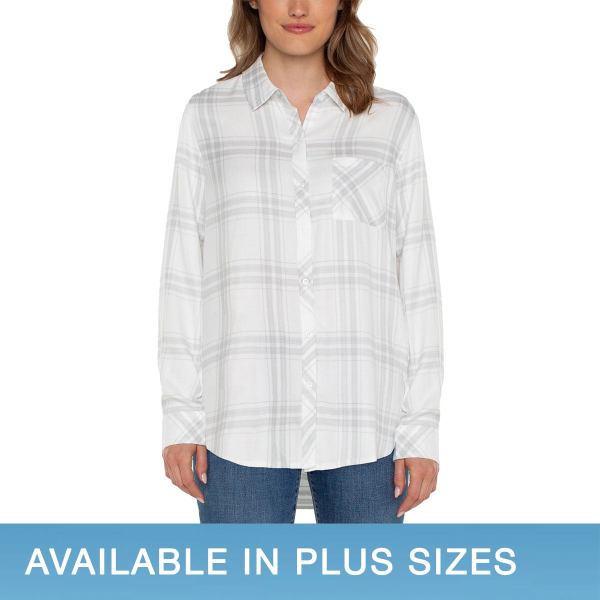 WELL WORN LADIES' SOFT BUTTON SHIRT