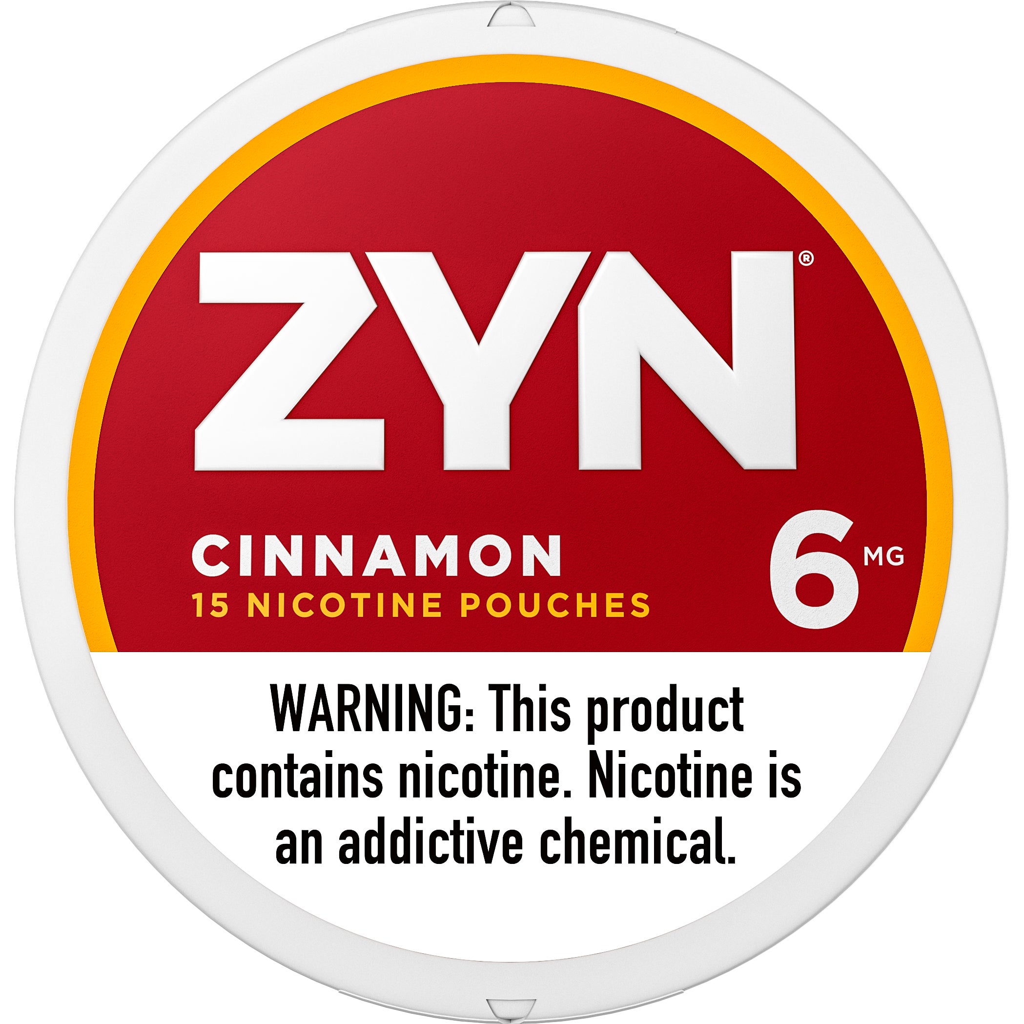 ZYN CINNAMON POUCHES 6MG 5 CANS