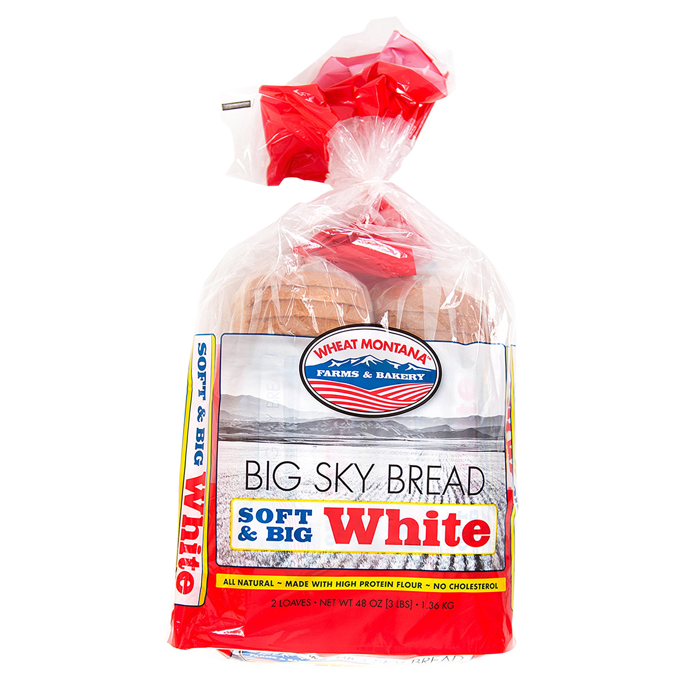 WHEAT MONTANA BIG SKY WHITE BREAD 48 OZ