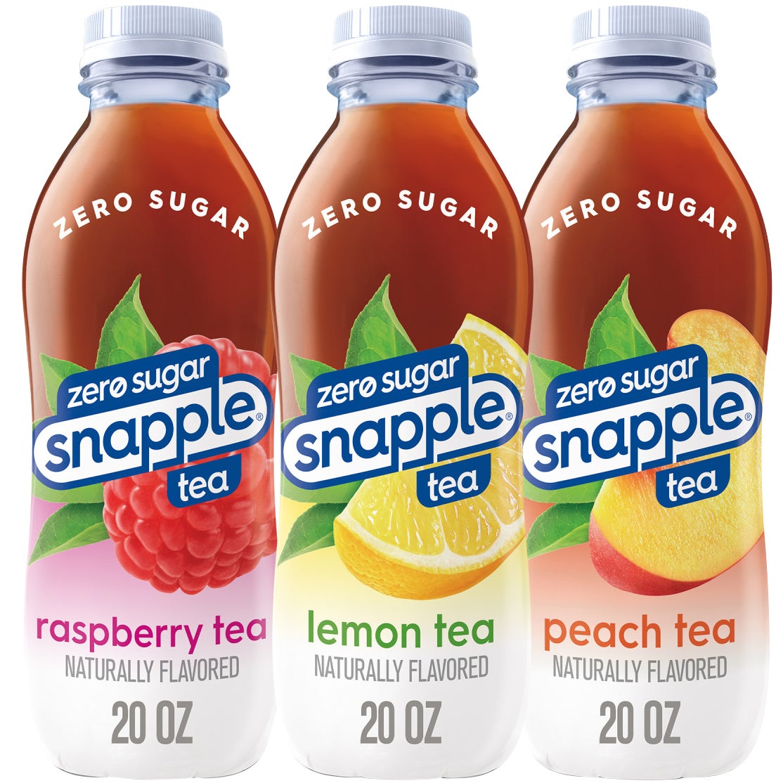 SNAPPLE ZERO ICED TEA VARIETY PACK 24/20 FL OZ (15 QTS) - Image 1