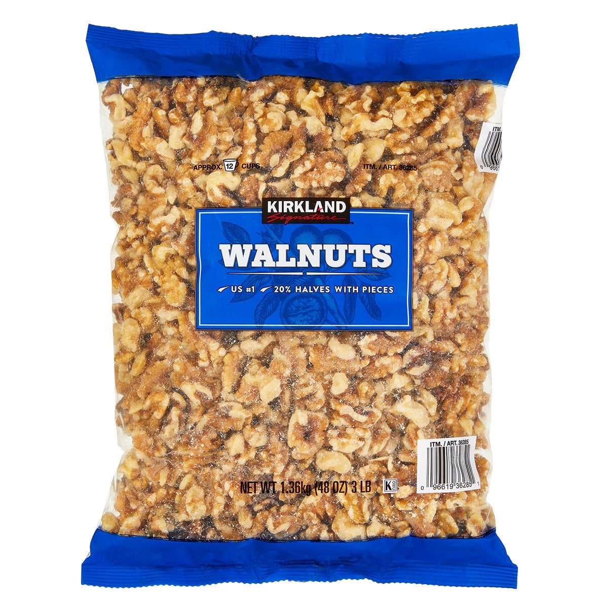KIRKLAND SIGNATURE WALNUTS 48 OZ - Image 1