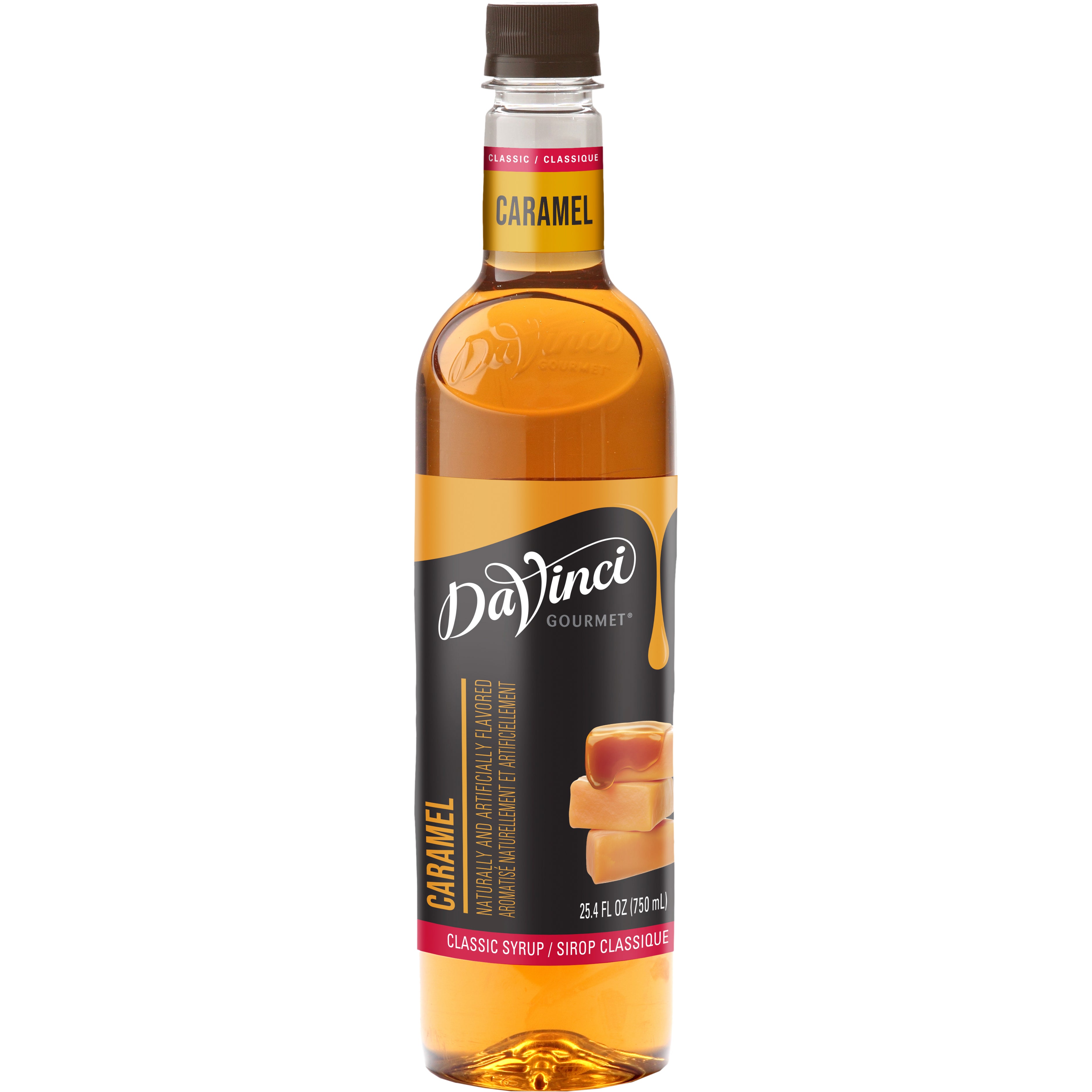 DAVINCI GOURMET CARAMEL SYRUP 25.4 FLOZ (.793 QTS)