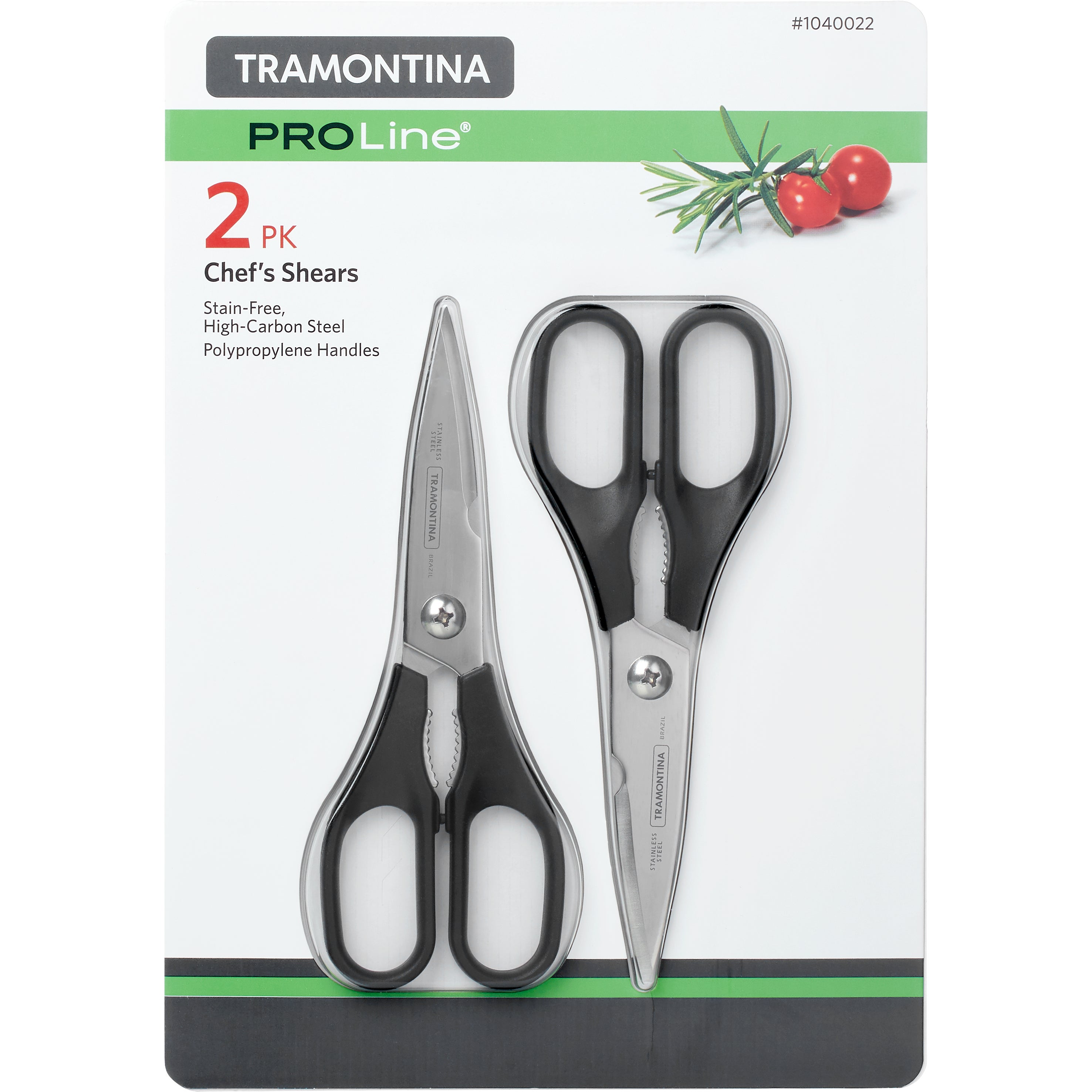 TRAMONTINA PROLINE CHEF'S SHEARS 2 PACK - Image 1