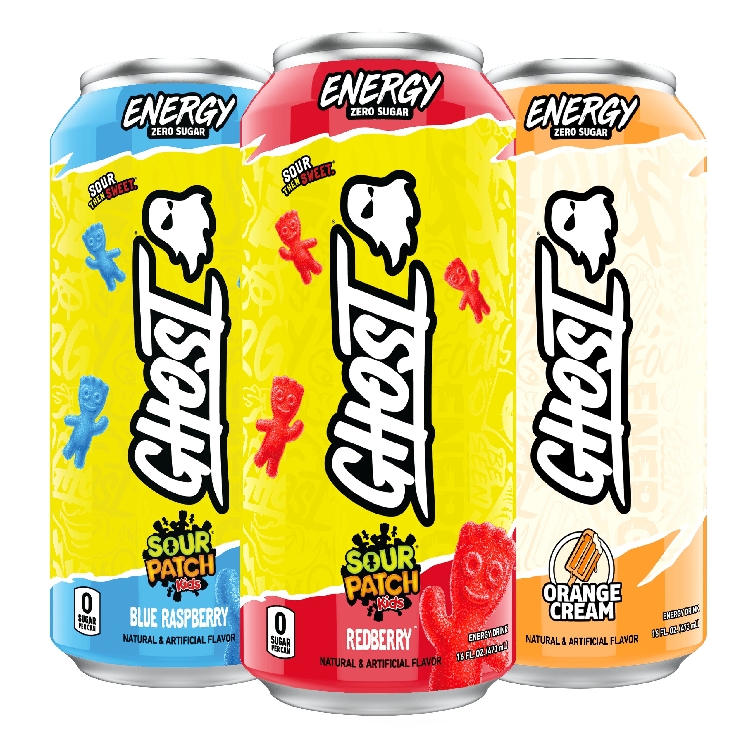 GHOST ENERGY VARIETY PACK 15 PACK 16 OUNCES EACH