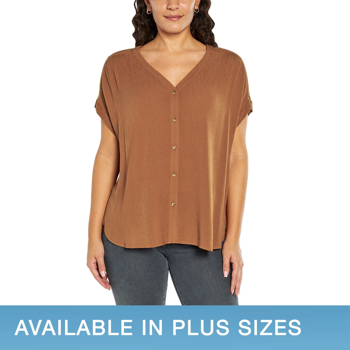 ORVIS WOMEN'S BUTTON FRONT BLOUSE - Image 1