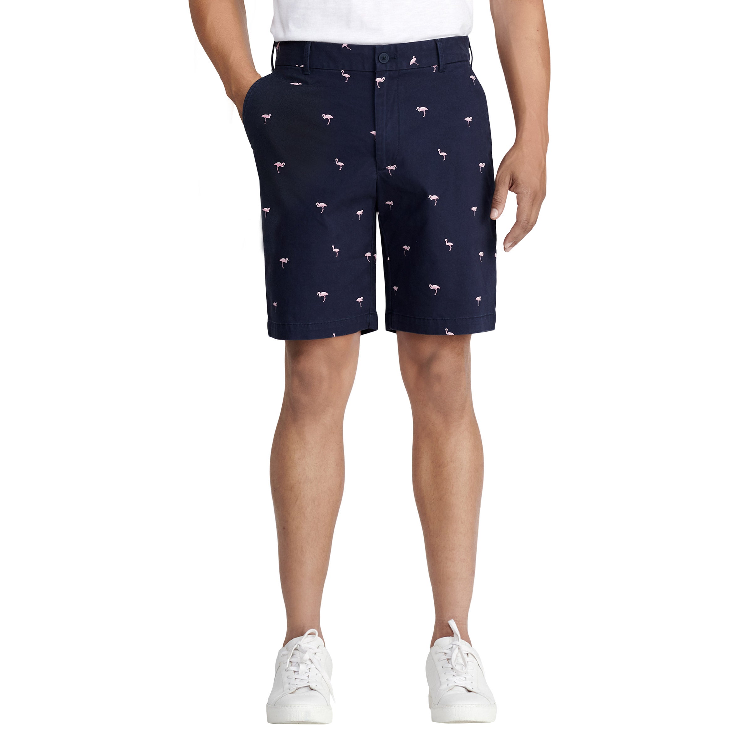 IZOD MEN'S FLAT FRONT SHORT