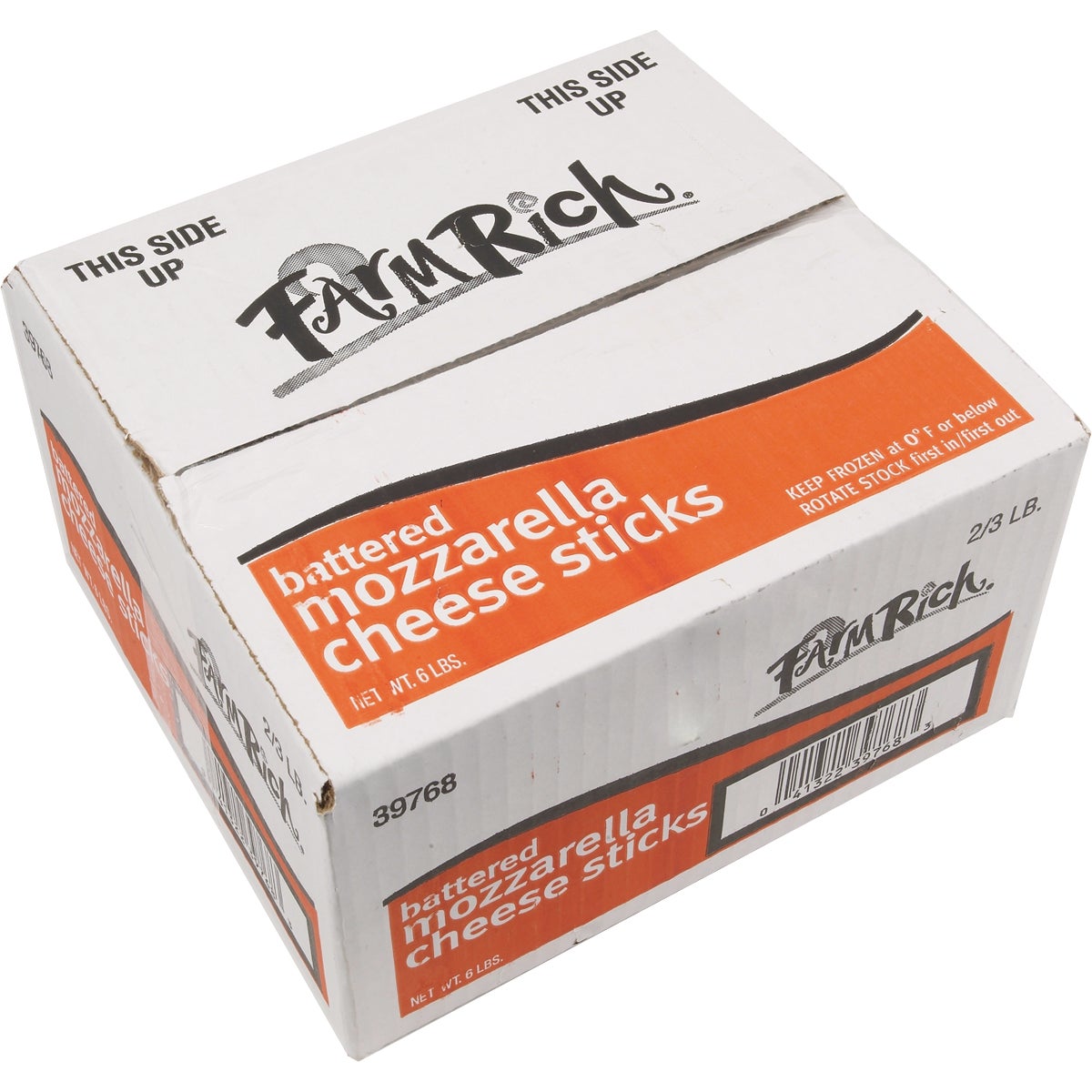 FARM RICH BATTERED MOZZARELLA STICKS 2/3 LB