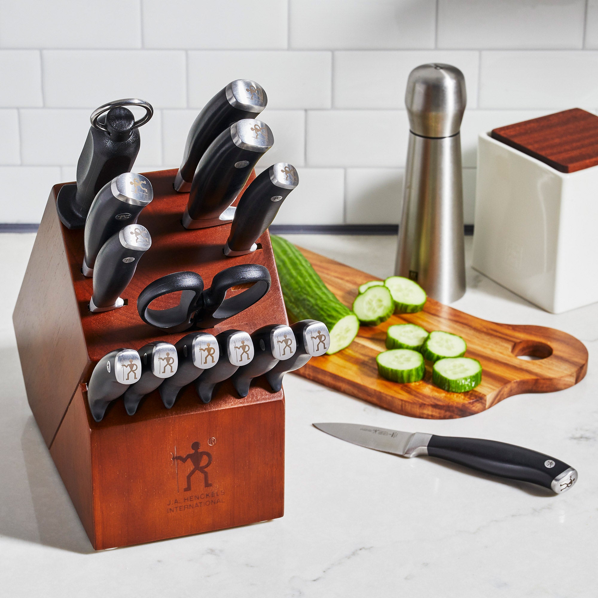 HENCKELS FORGED ELITE 15PC KNIFE BLOCK SET