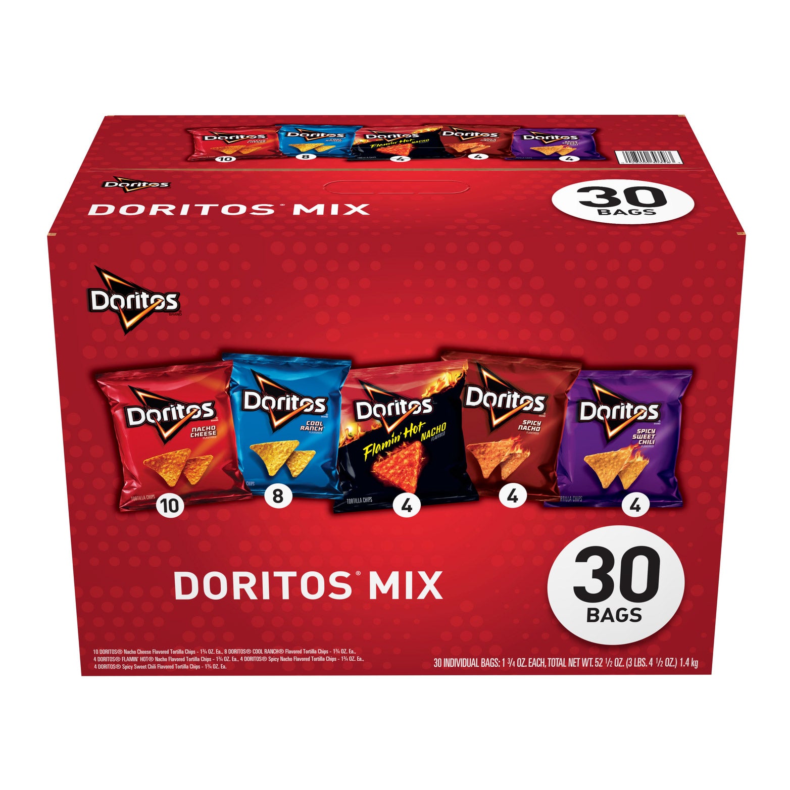 DORITOS VARIETY BOX 30 CT - Image 1