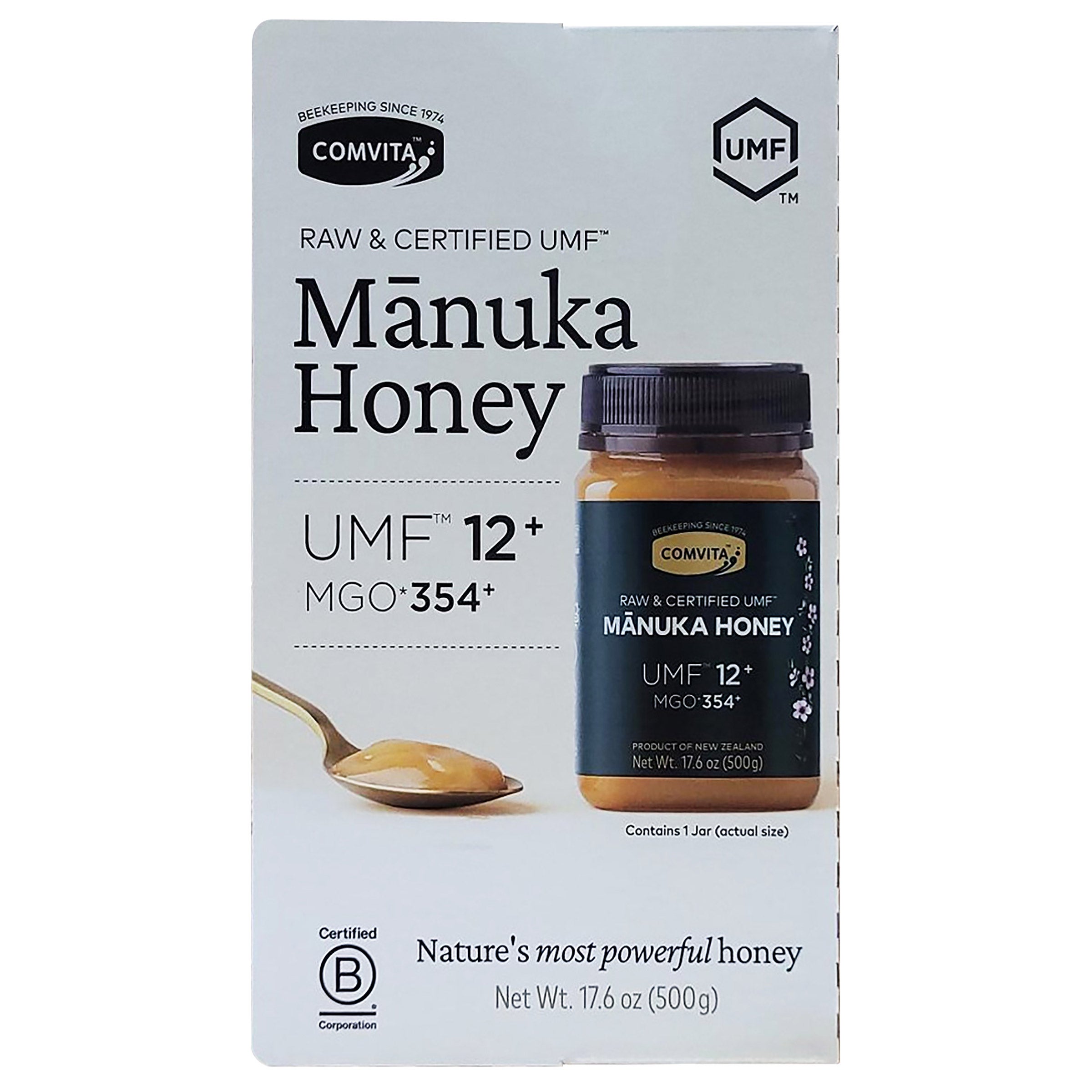 COMVITA MANUKA HONEY UMF 12+ 17.6 OZ (1.1 LB) - Image 1