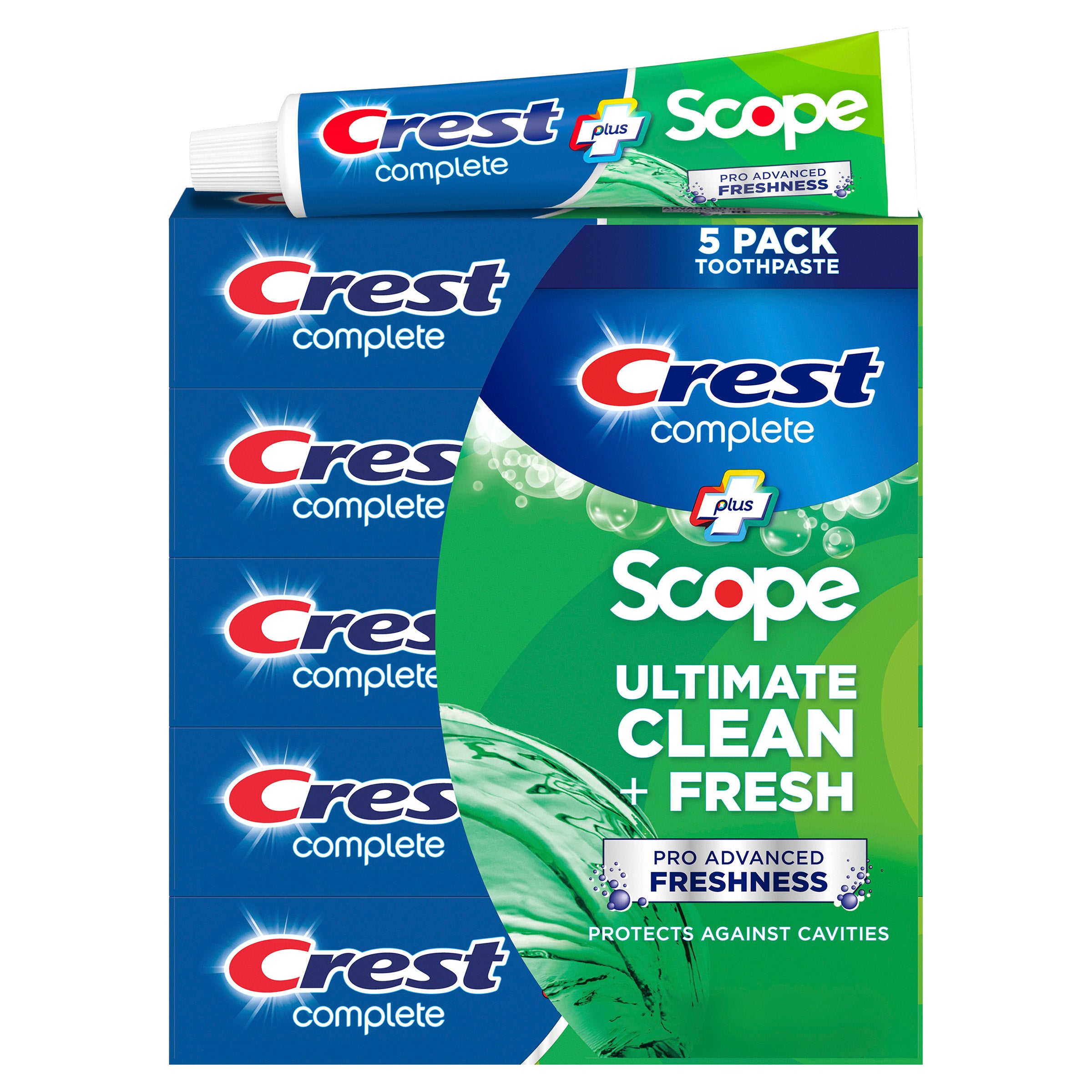 CREST COMPLETE ADVANCED TOOTHPASTE 5/8.2OZ - Image 1