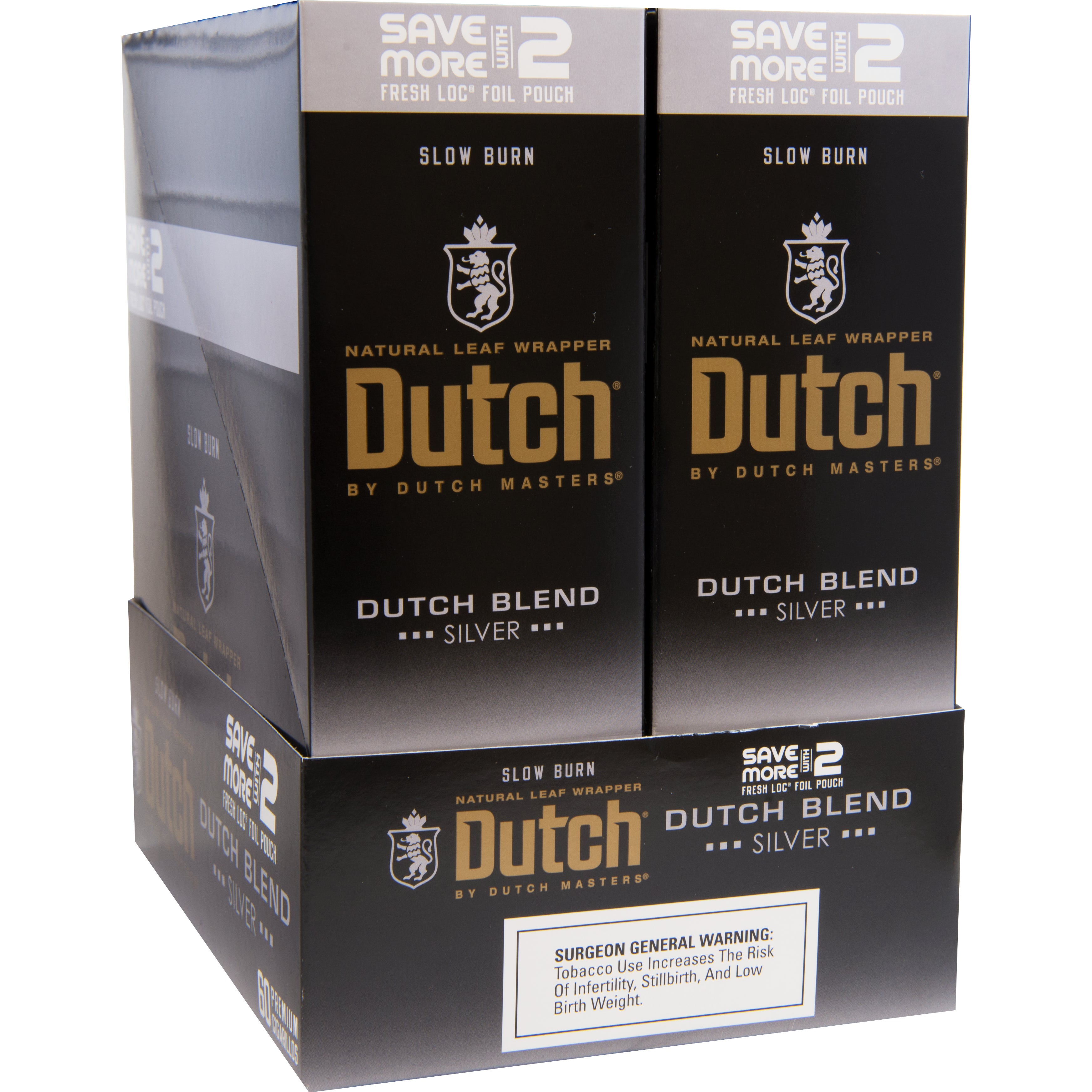 DUTCH MASTERS SILVER BLEND CIGARILLO 30/2 CT SAVE-ON-2