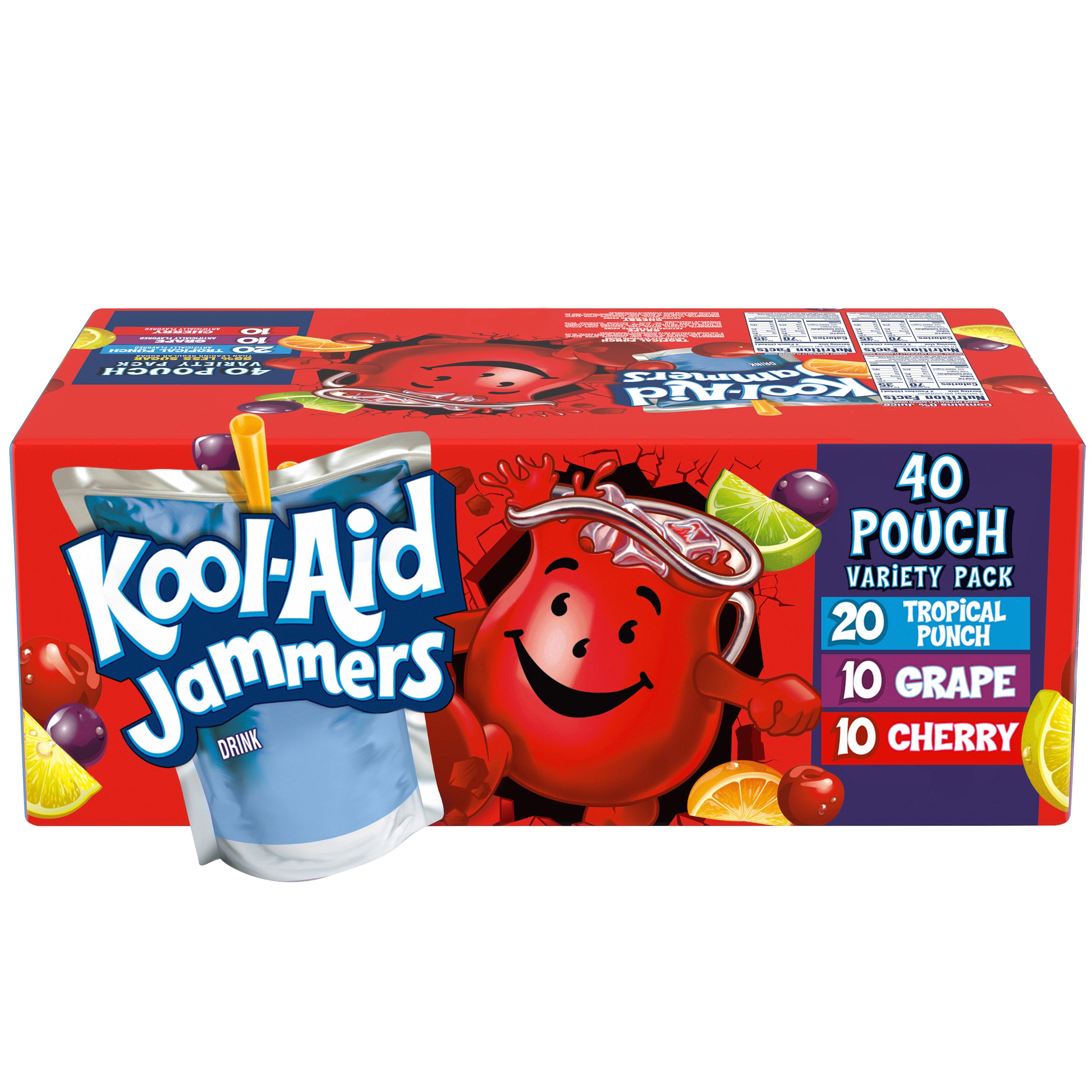 KOOL-AID JAMMERS VARIETY 40/6 OUNCE POUCHES - Image 1