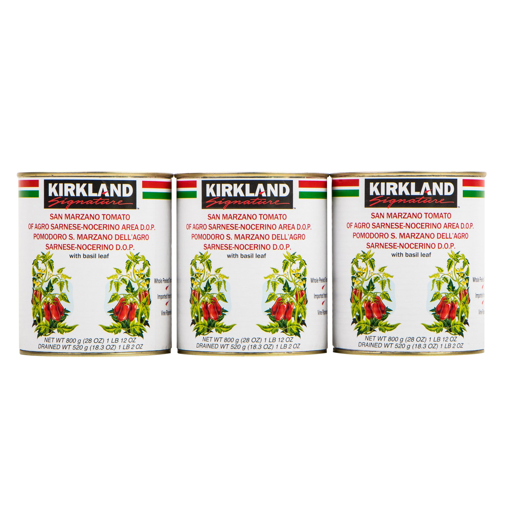 KIRKLAND SIGNATURE SAN MARZANO TOMATOES 3/28 OZ