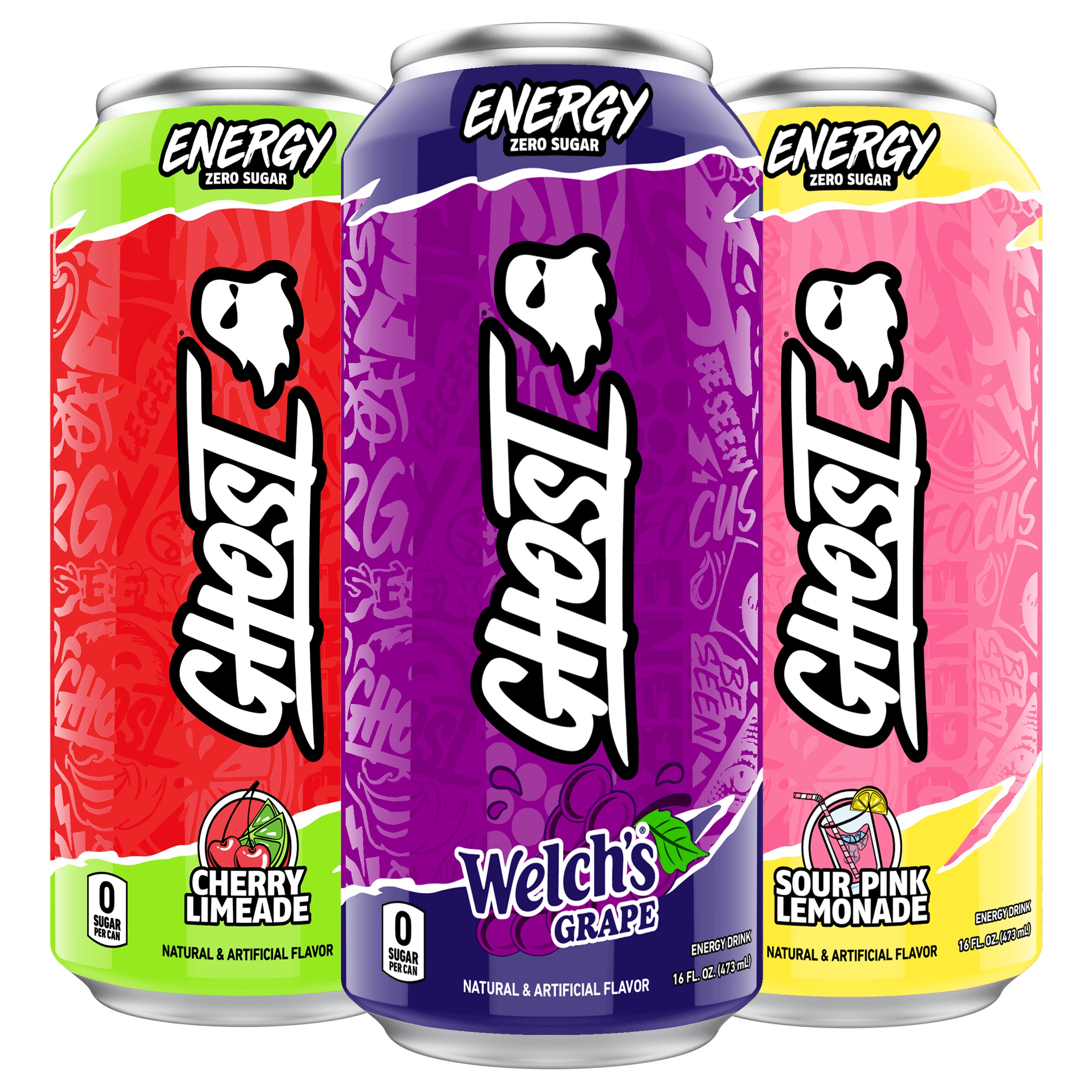 GHOST ENERGY VARIETY PACK 15 CT / 16 OZ - Image 1