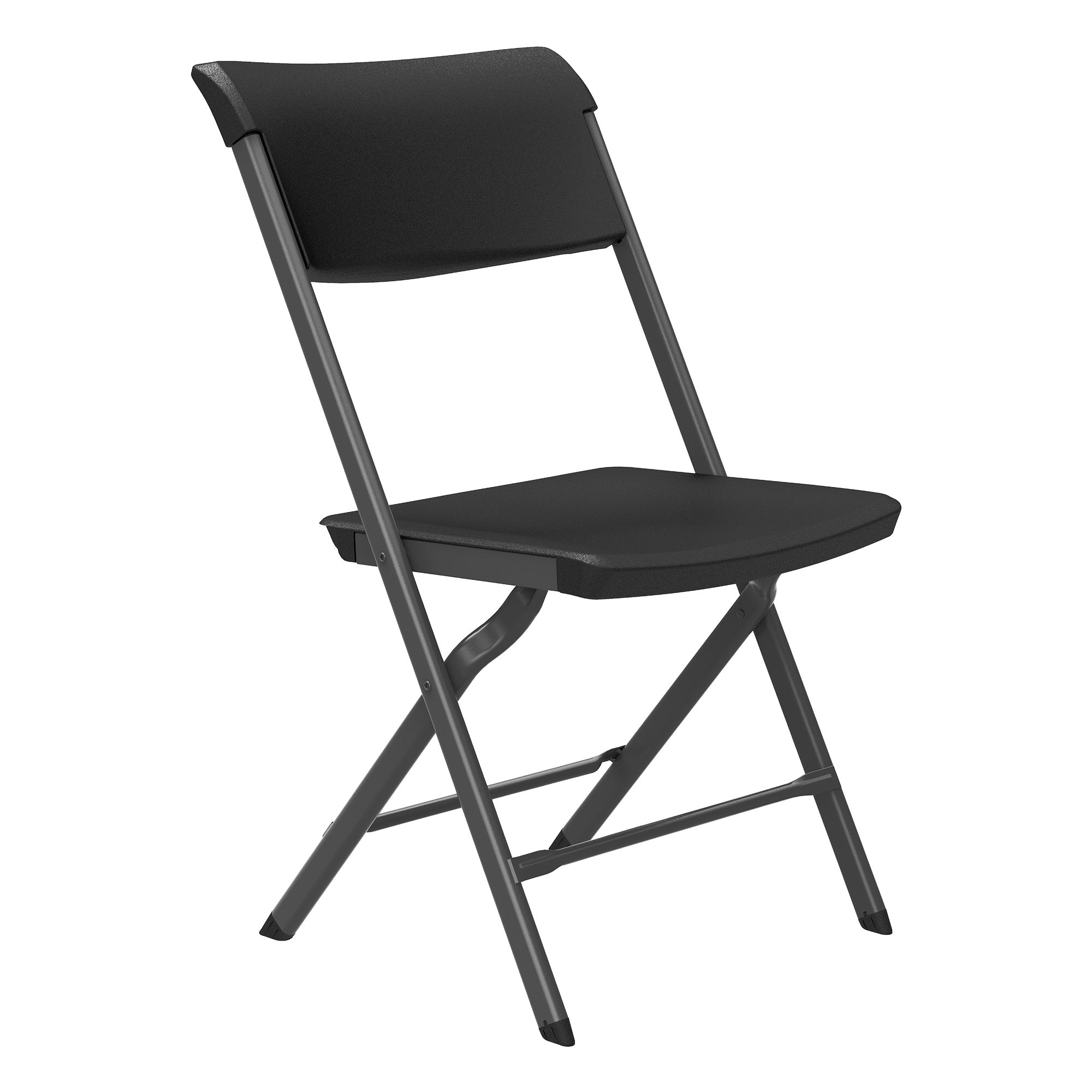LIFETIME BYPASS FOLDING CHAIR BLACK - Image 1