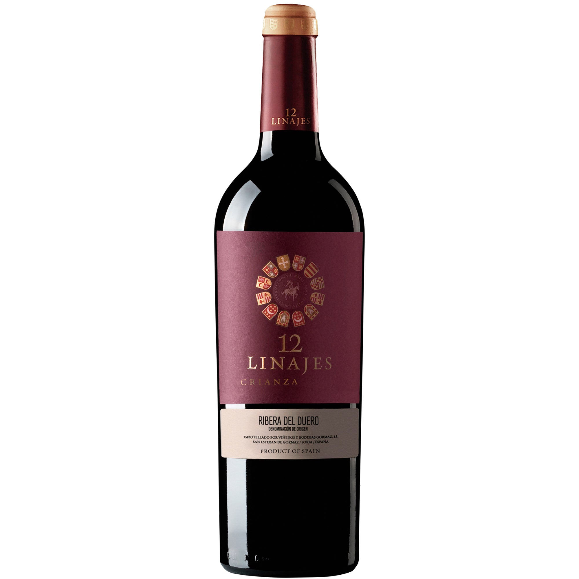 12 LINAJES CRIANZA TEMPRANILLO SPAIN 750ML