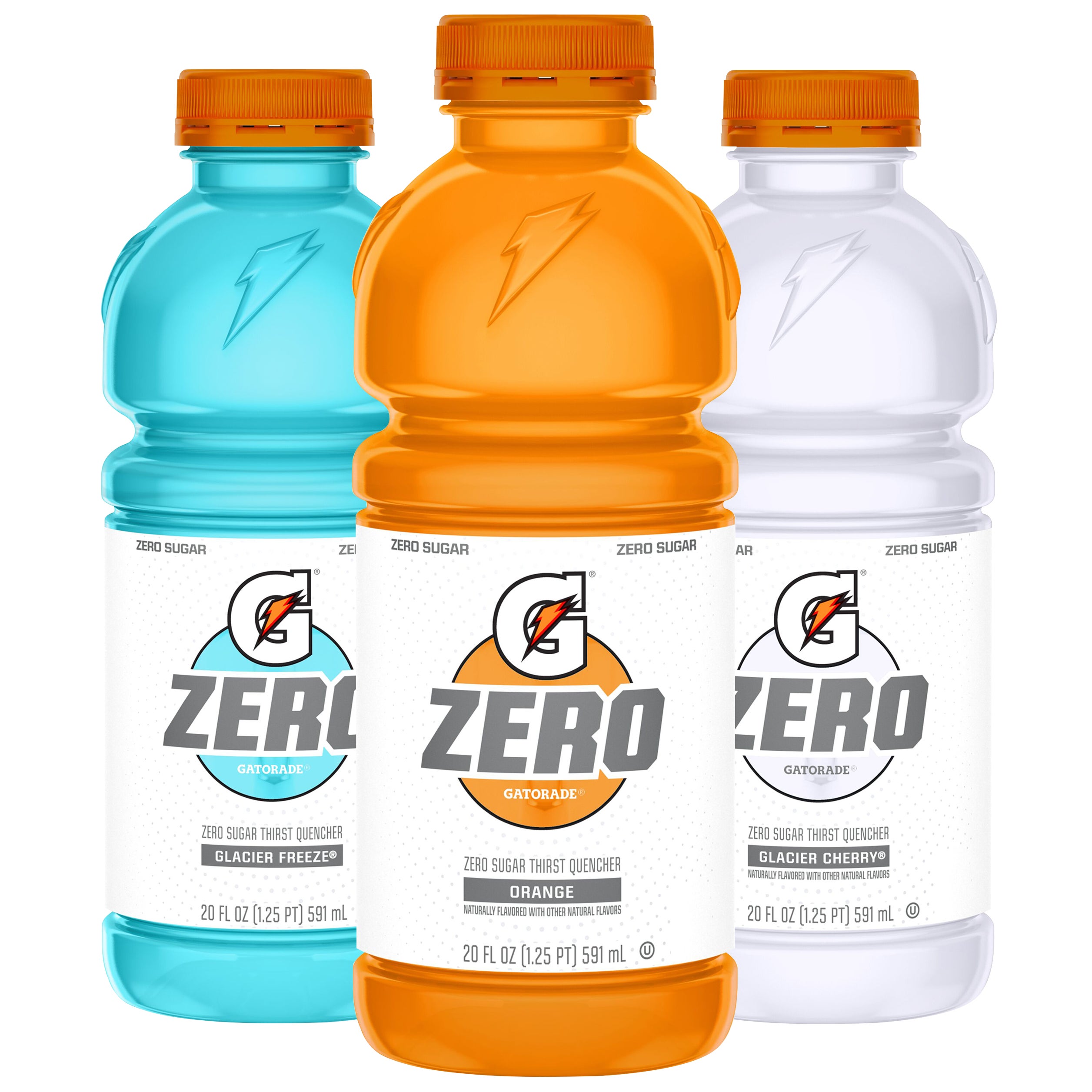 GATORADE ZERO VARIETY PACK 24/20 OUNCE BOTTLES - Image 1
