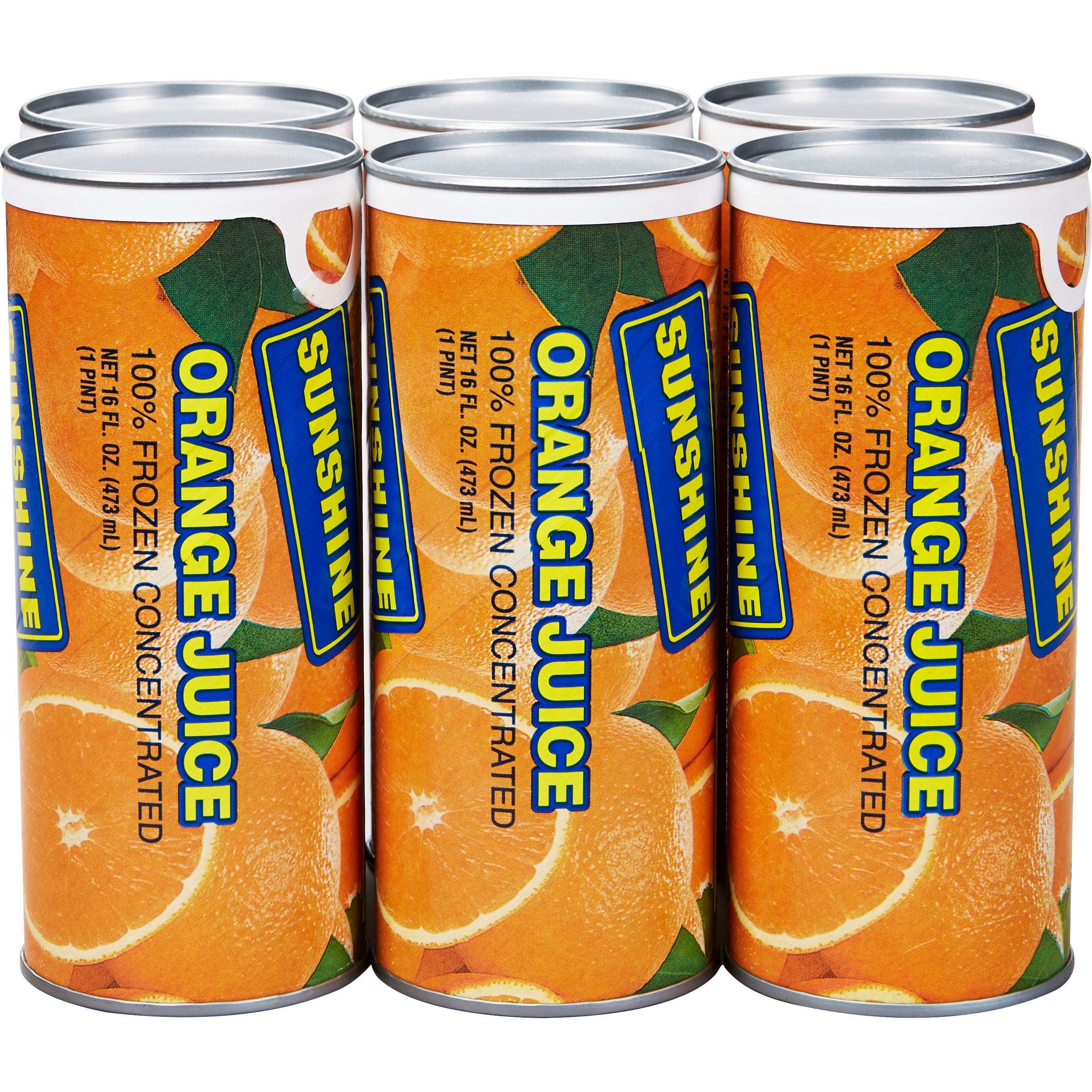 SUNSHINE FROZEN CONCENTRATE ORANGE JUICE 6/16 OZ - Image 1