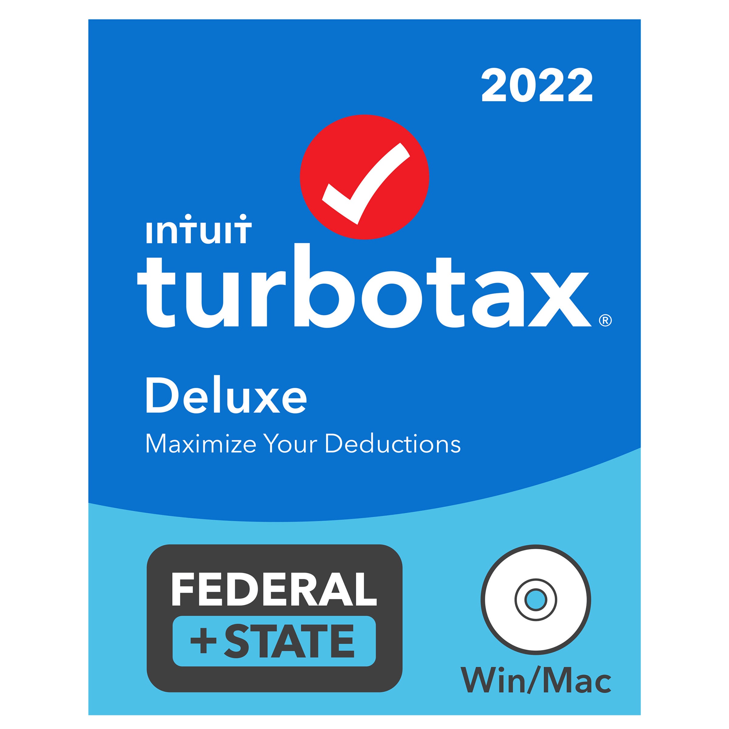 INTUIT TURBOTAX DELUXE FEDERAL + STATE 2022