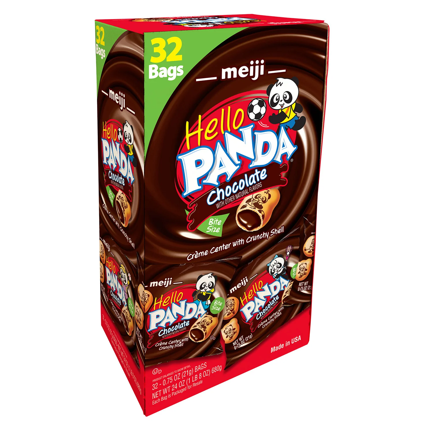 HELLO PANDA CHOCOLATE COOKIE VEND PACK 32 CT - Image 1