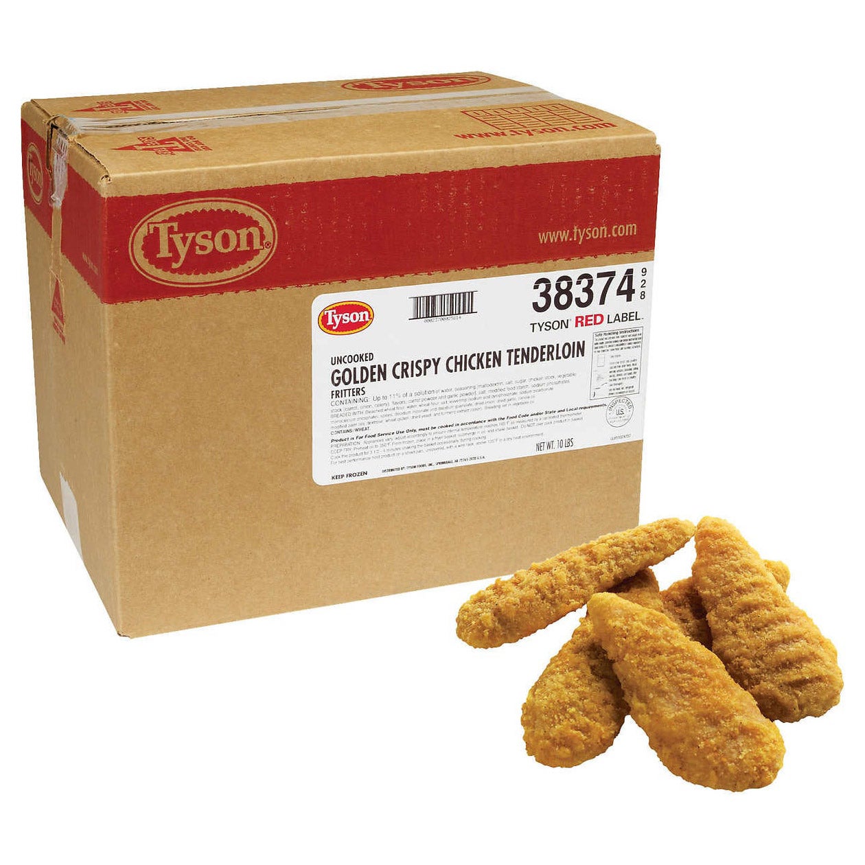 TYSON BREADED CHICKEN TENDER 10 LB