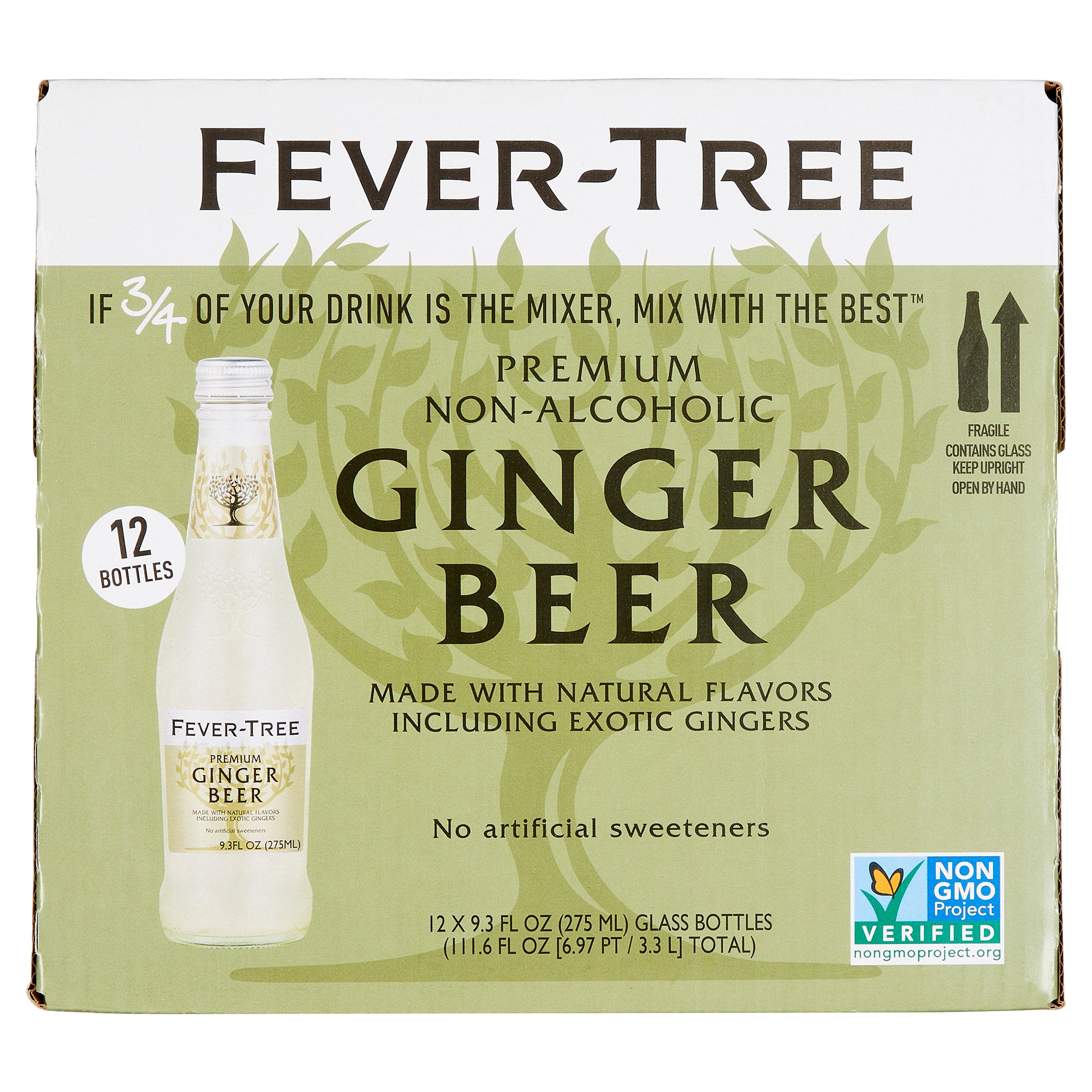 FEVER TREE GINGER BEER 12 PACK 9.3 OUNCES