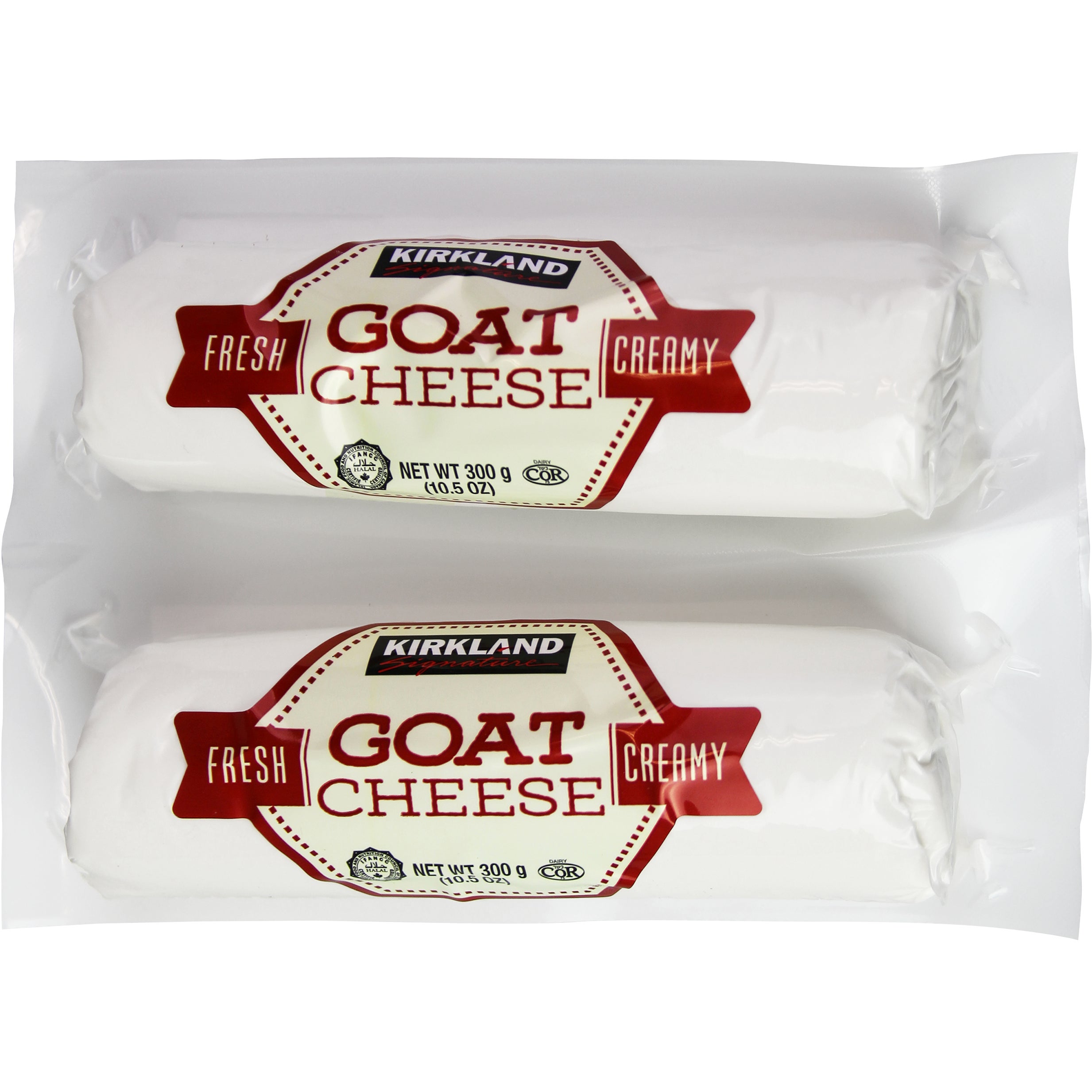 KIRKLAND SIGNATURE GOAT CHEESE 2/10.5 OUNCE PACKAGES