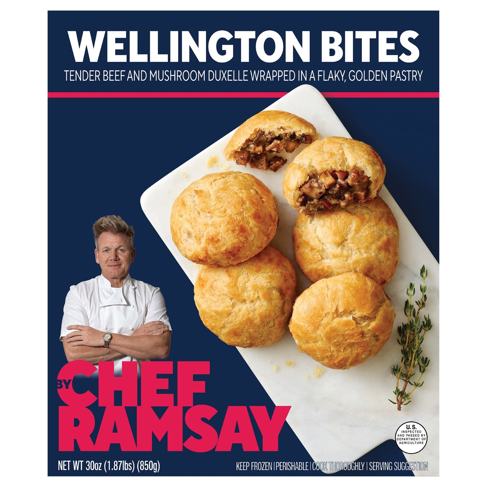 CHEF RAMSAY BEEF WELLINGTON BITES 30 OUNCES
