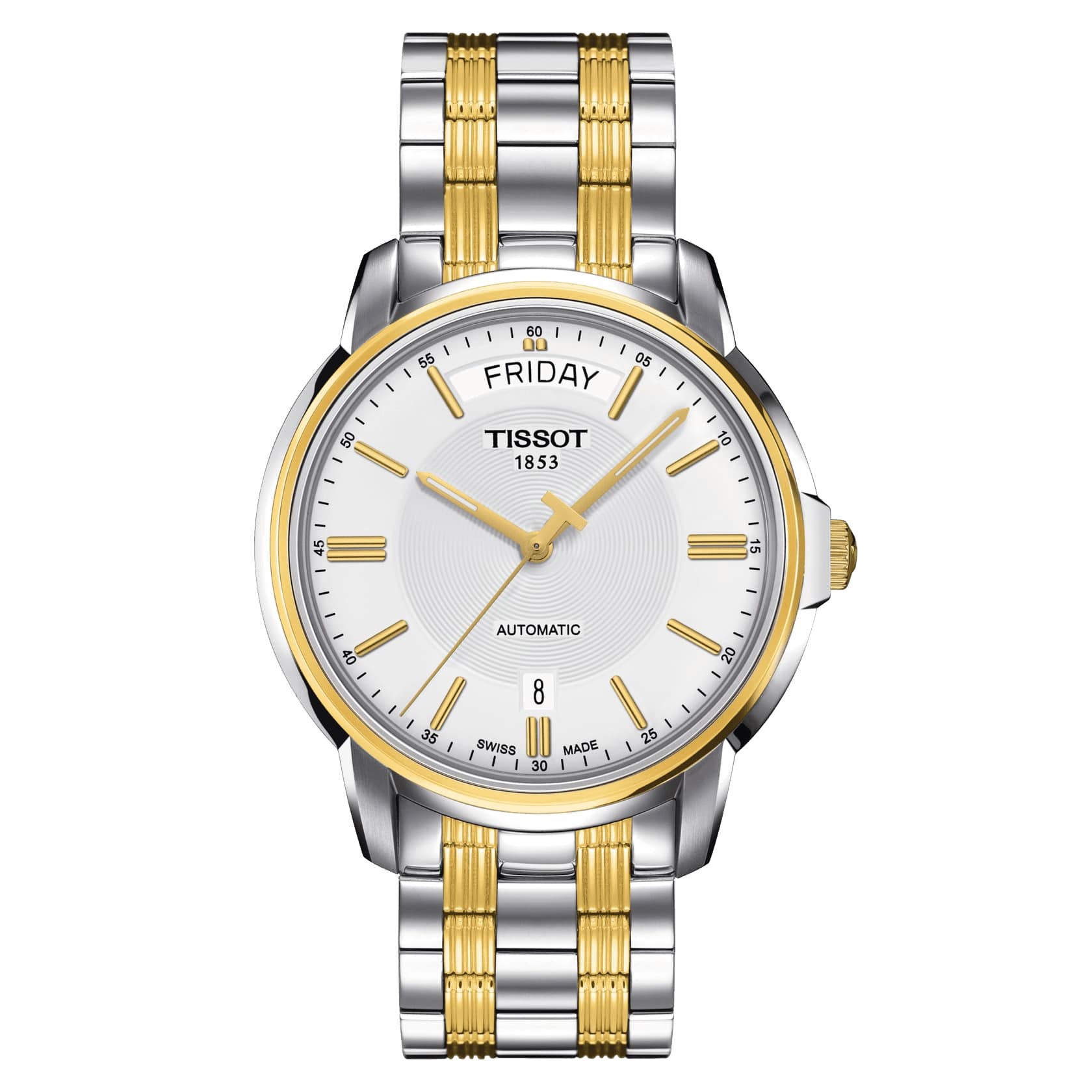 TISSOT T-CLASSIC STAINLESS STEEL AUTOMATIC MEN'S WATCH