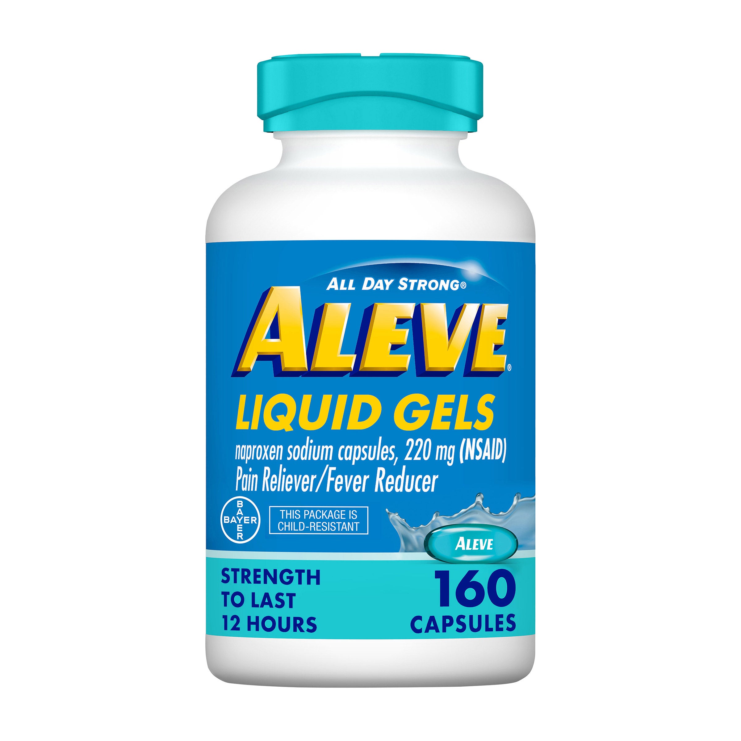 ALEVE 220MG LIQUID GELS 160 COUNT - Image 1