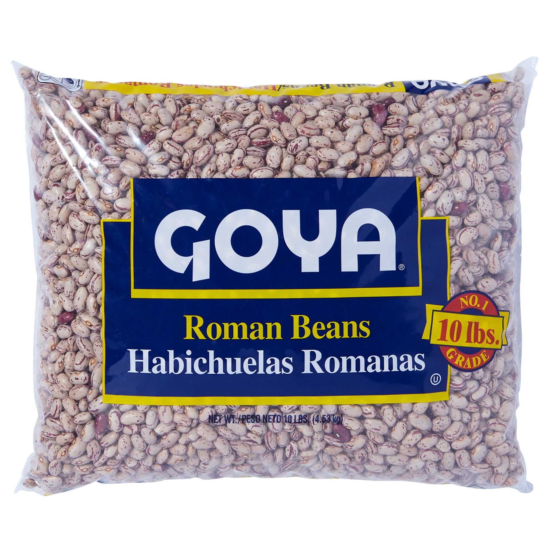 GOYA ROMAN BEANS 10 LB BAG - Image 1