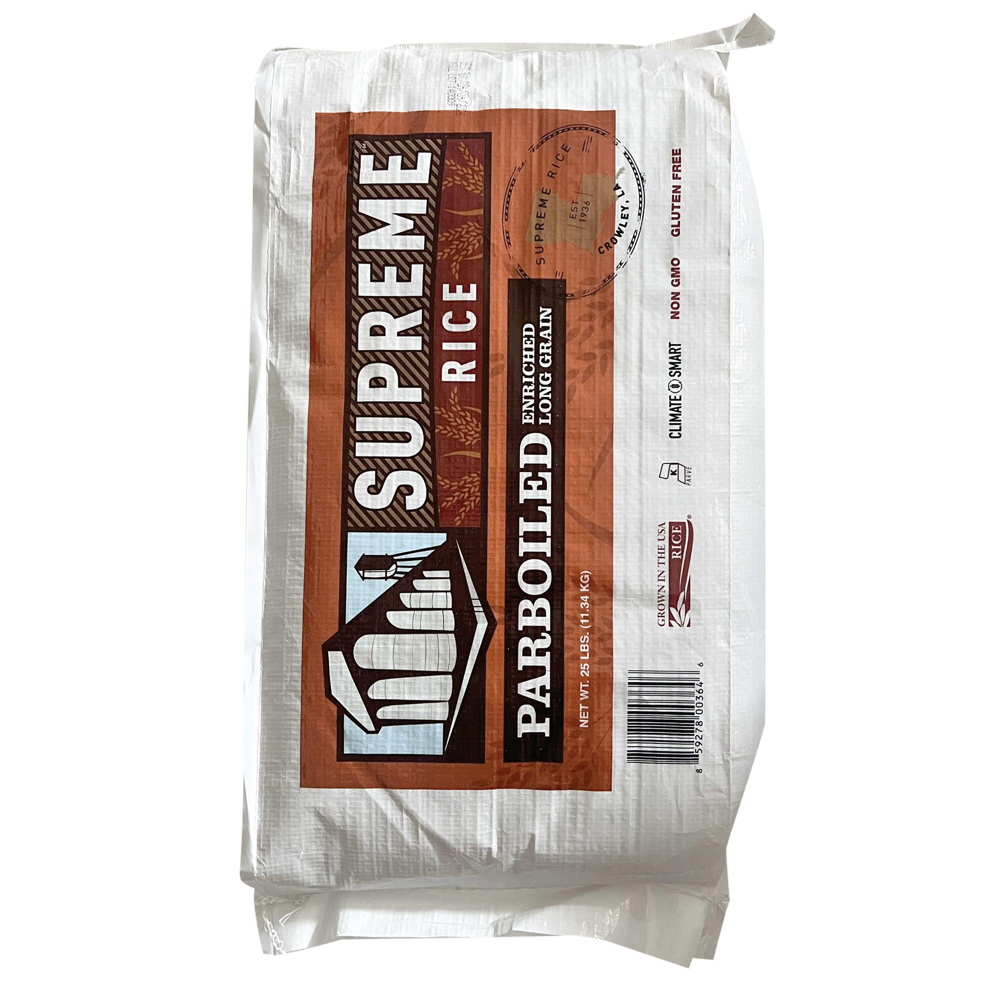 SUPREME RICE PARBOILED RICE 25 LB - Image 1