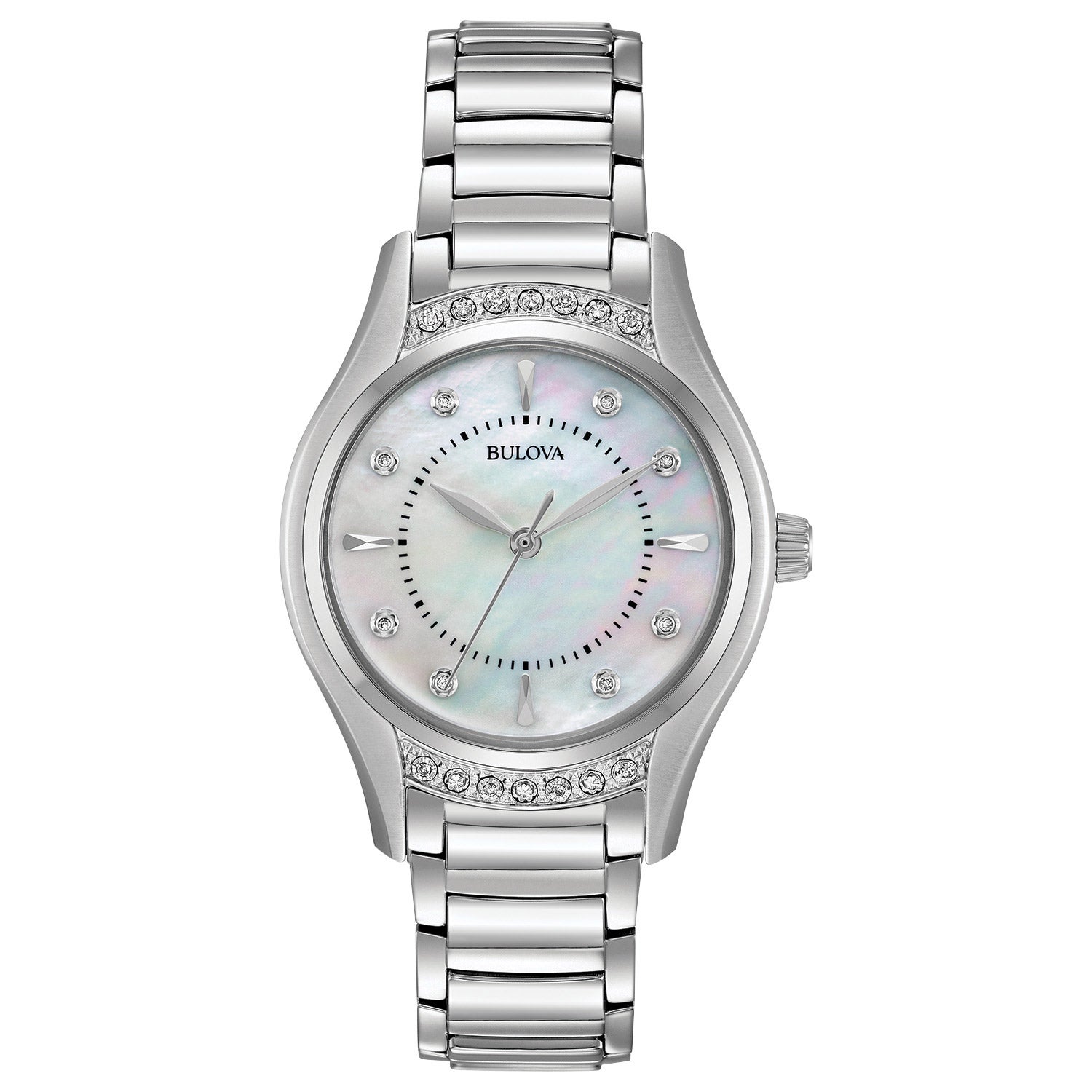 BULOVA DIAMOND HOUR MARKERS LADIES WATCH