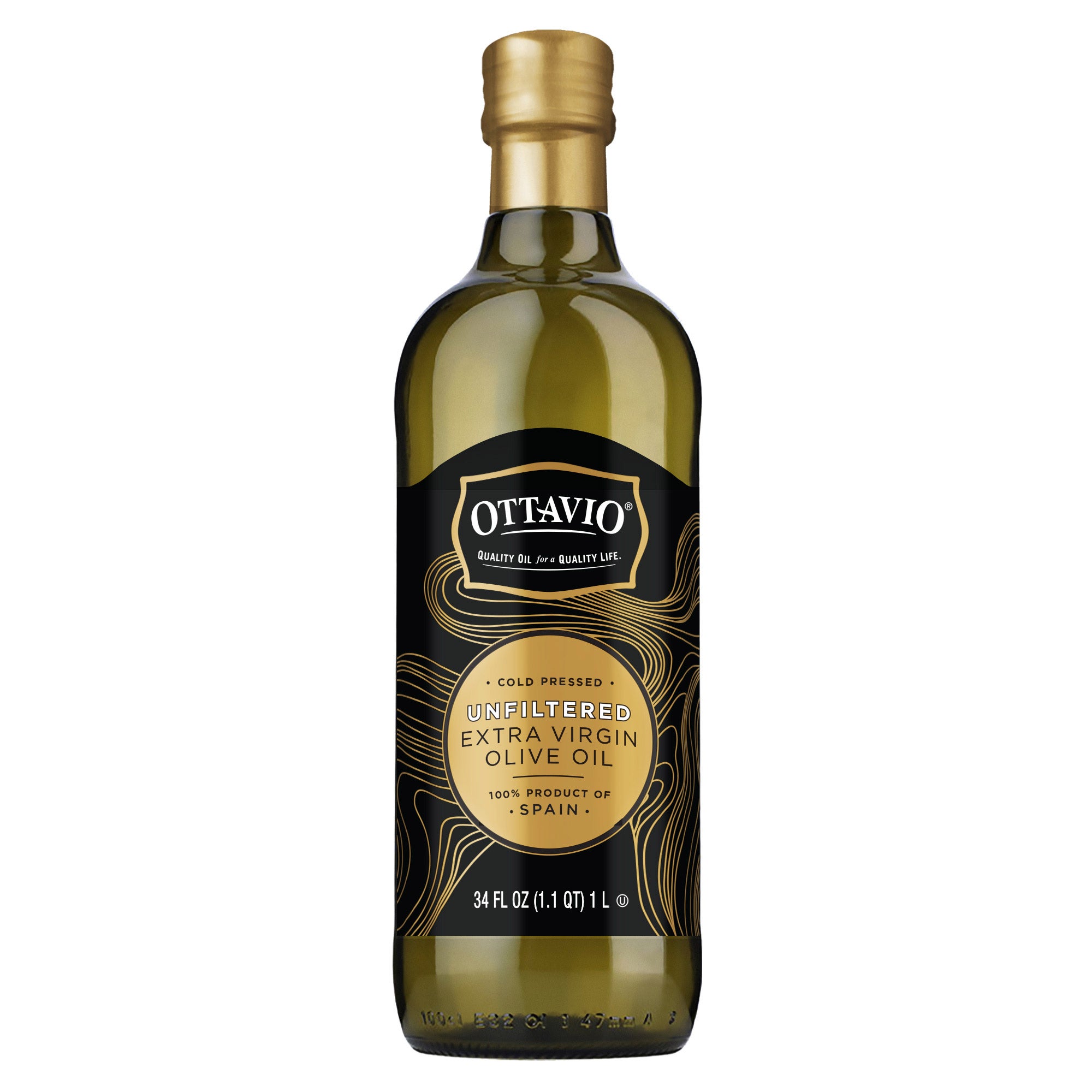 OTTAVIO UNFILTERED EVOO 1 LTR - Image 1