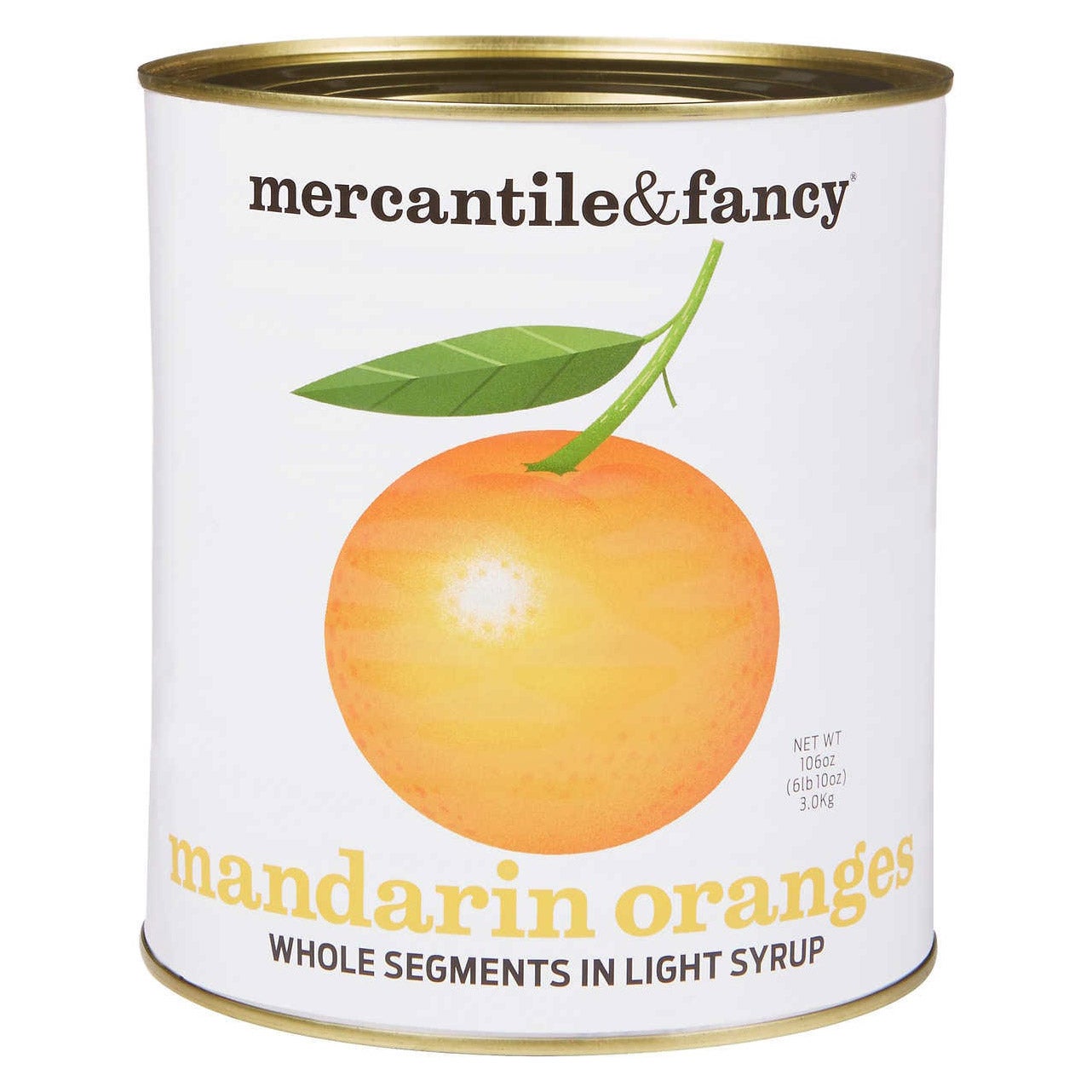 MERCANTILE & FANCY MANDARIN ORANGES #10 CAN