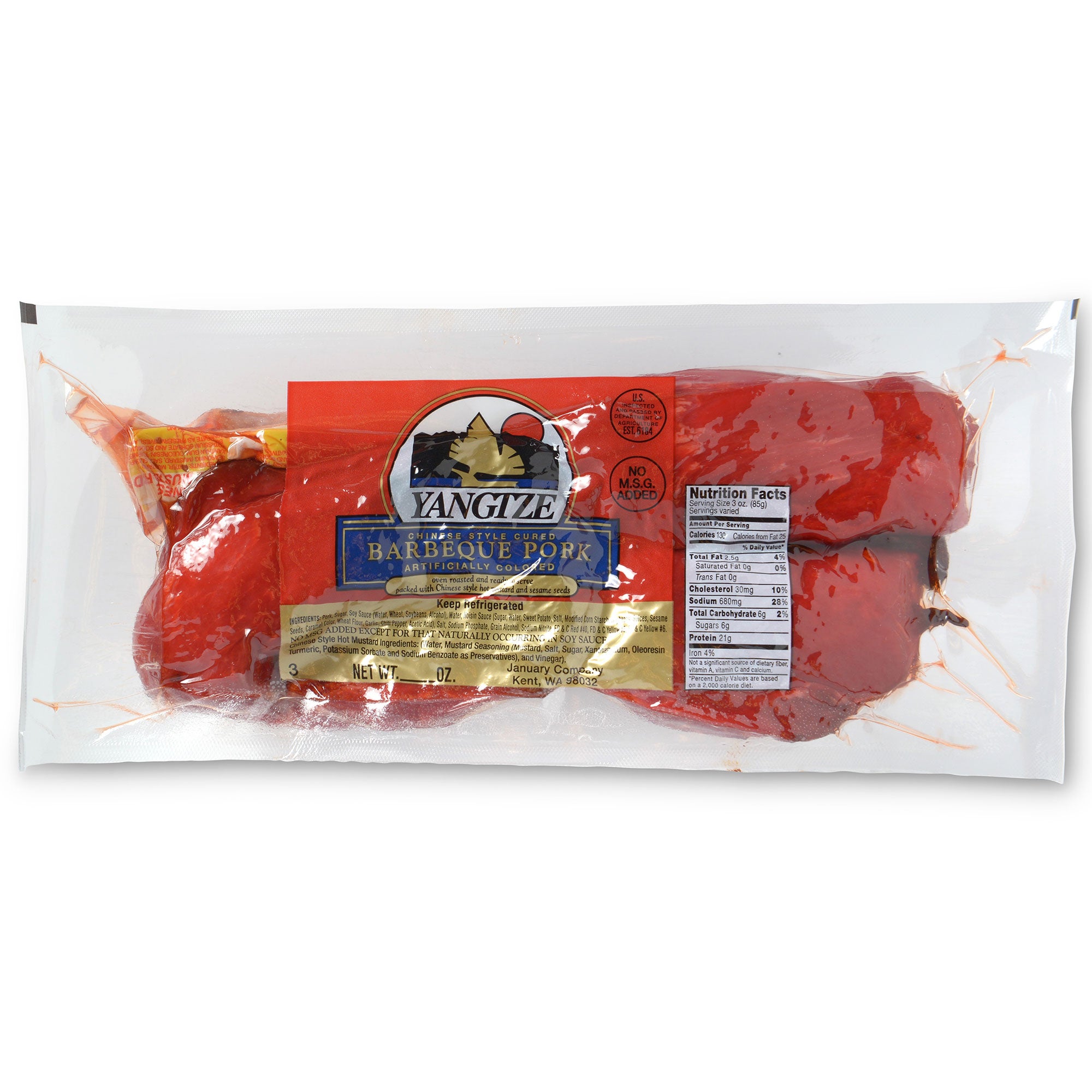 YANGTZE CHINESE STYLE BARBEQUED PORK PRICE PER POUND