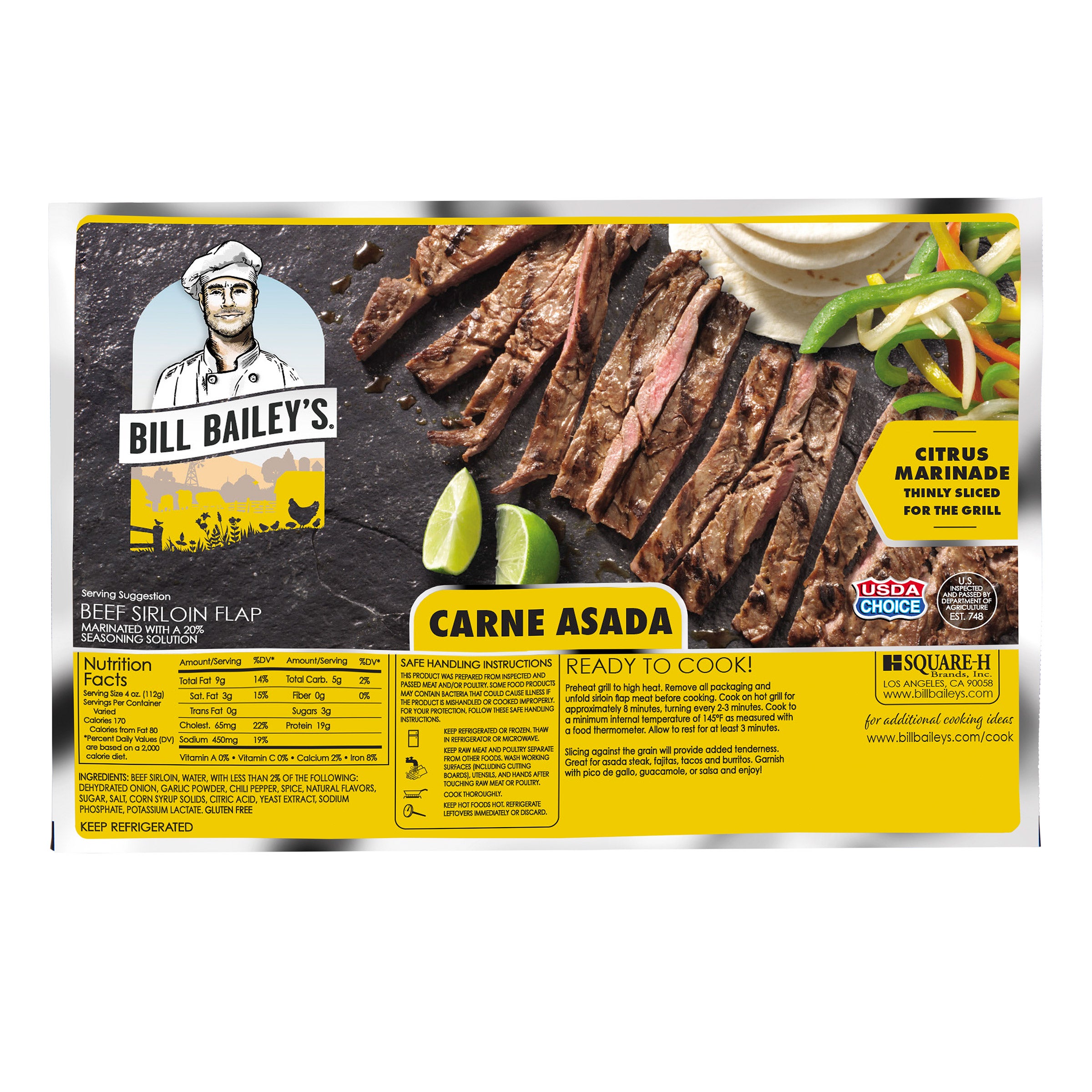 MARINATED CARNE ASADA USDA CHOICE PRICE PER POUND