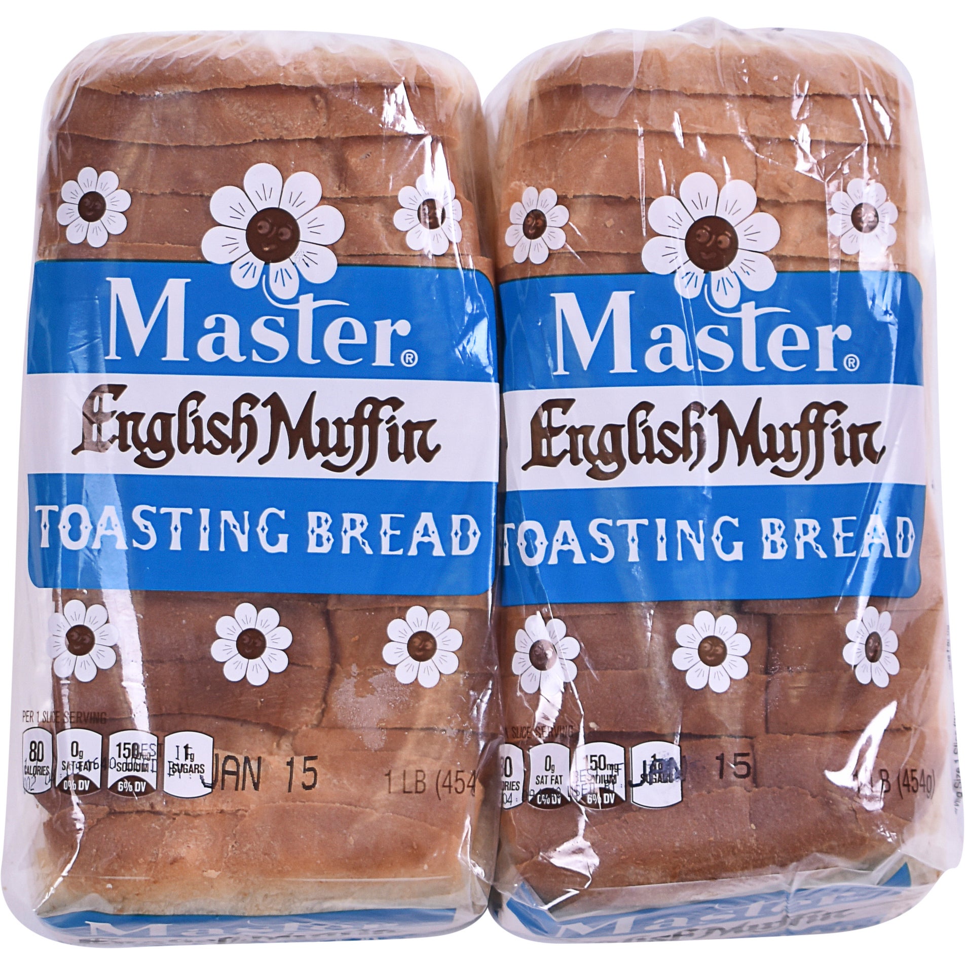 MASTER ENGLISH MUFFIN BREAD 2/16 OUNCE LOAVES