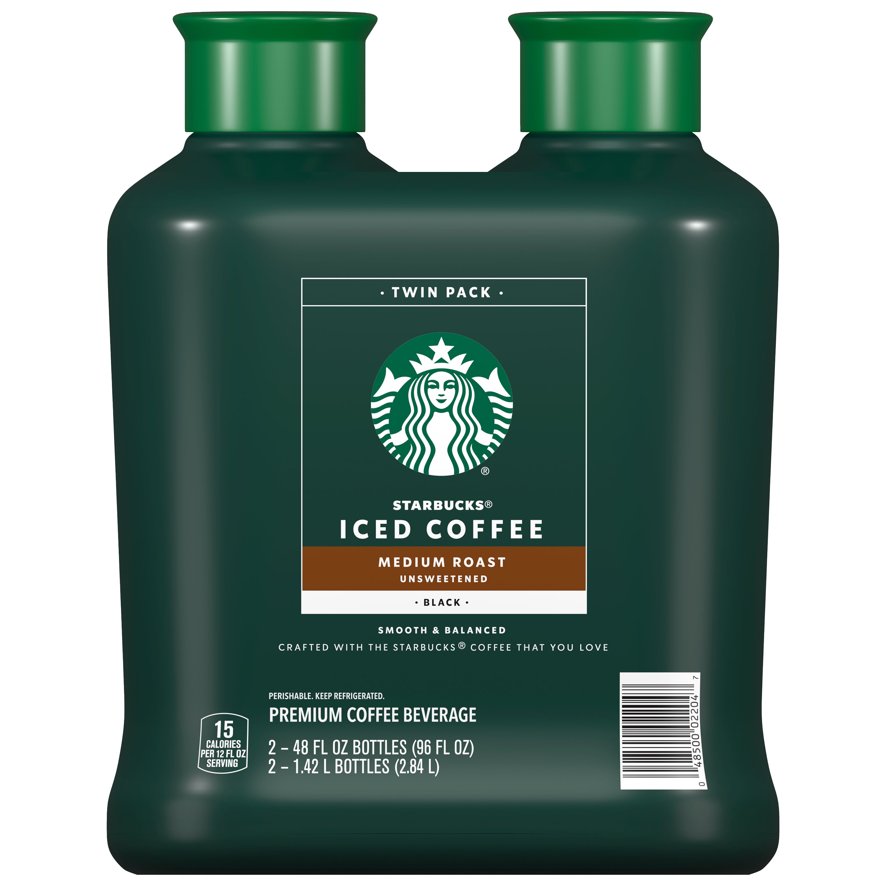 STARBUCKS ICED COFFEE ICED COFFEE UNSWEETENED 2/48 OZ