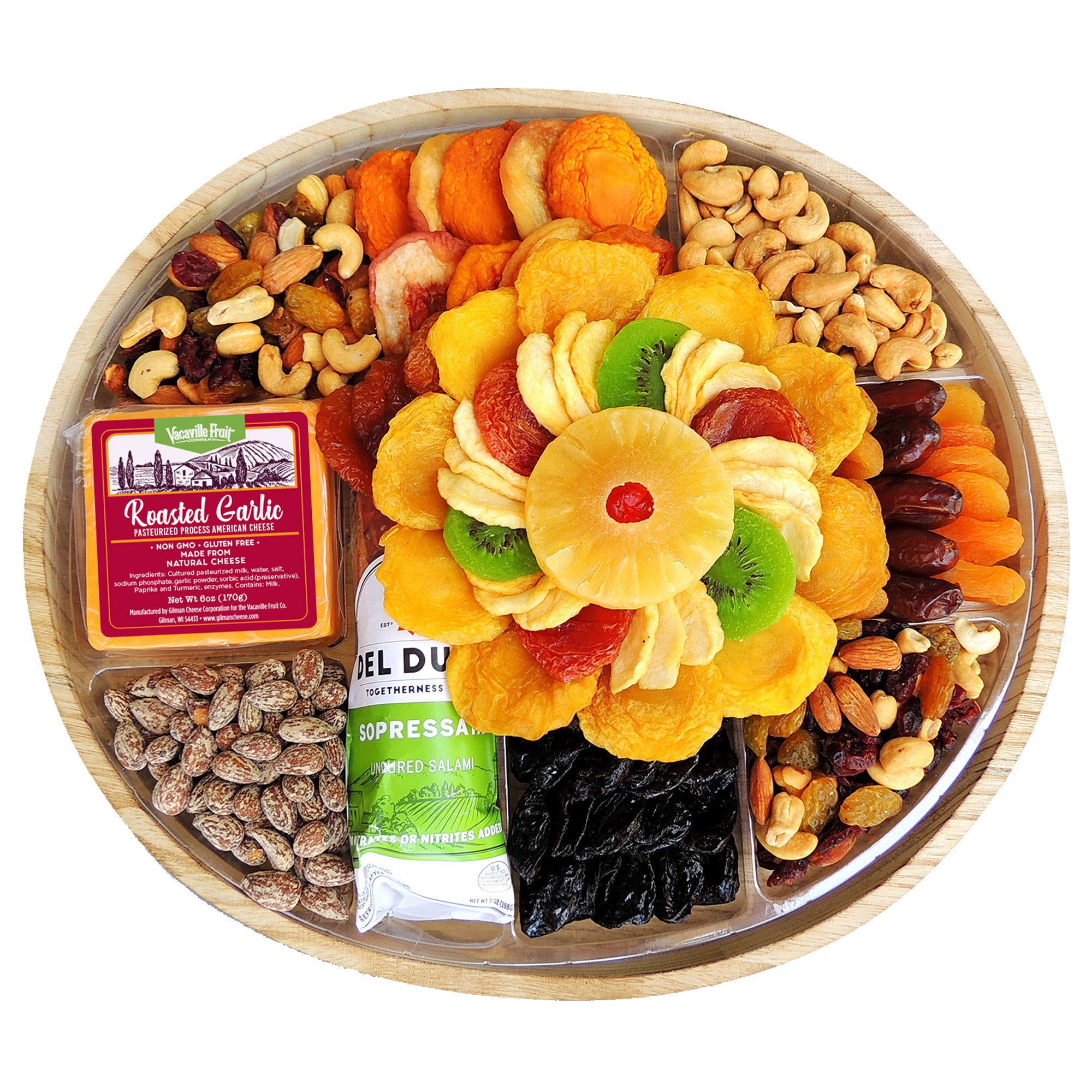 VACAVILLE FRUIT FRUIT, NUT & CHEESE BASKET 58 OUNCES - Image 1