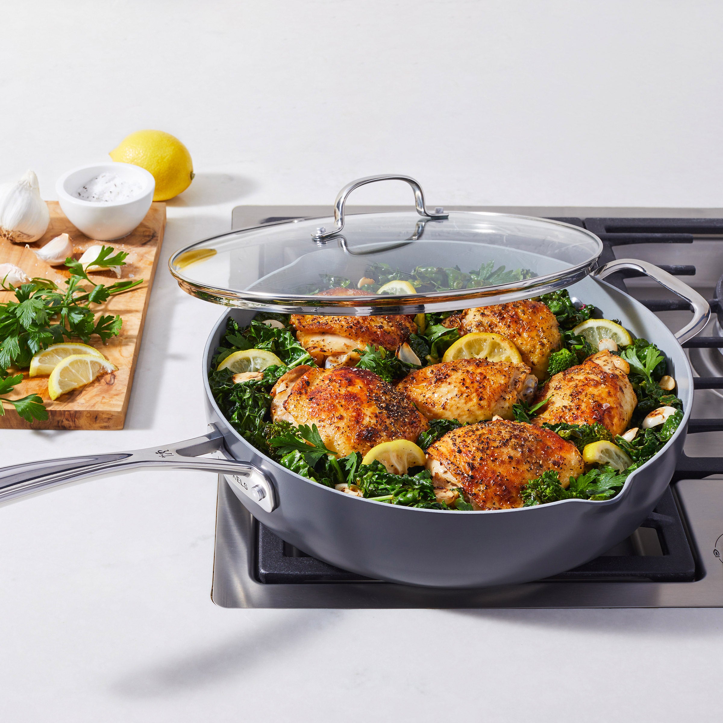 HENCKELS 5QT CERAMIC NON-STICK EVERYDAY SAUTE PAN