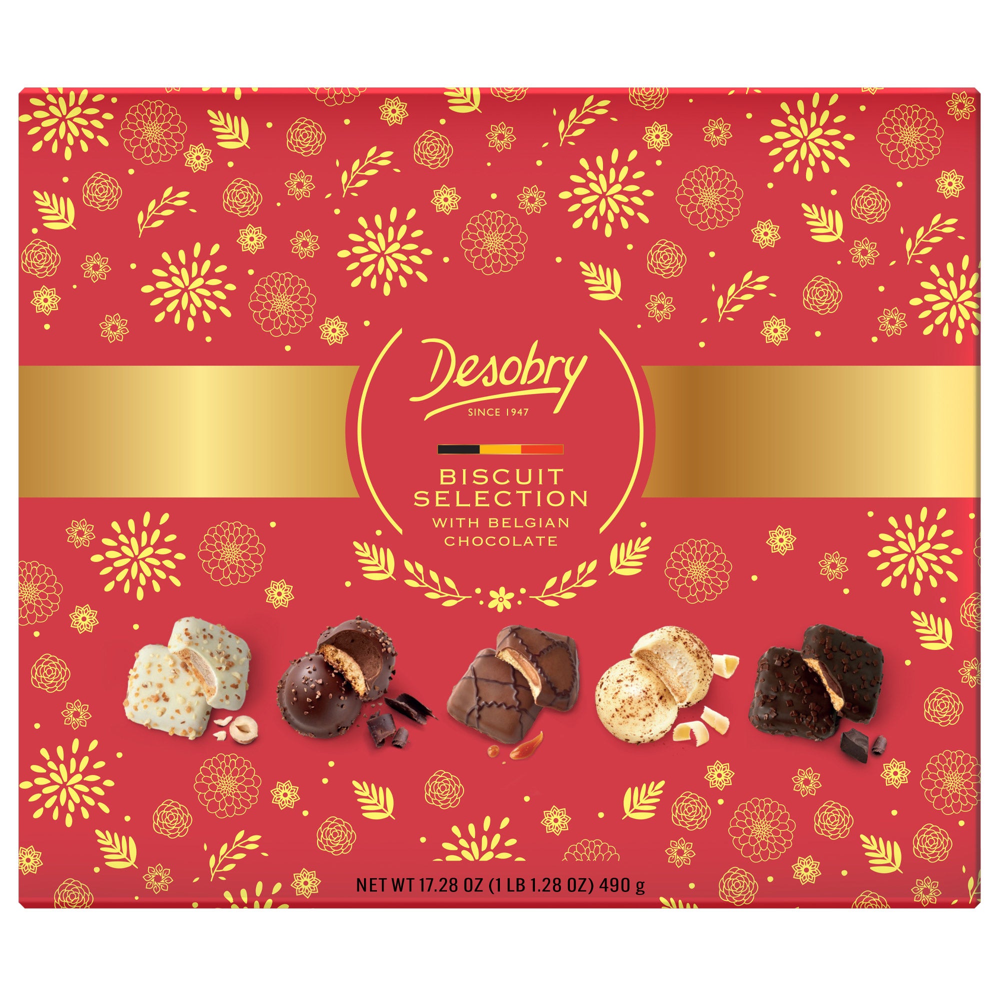 DESOBRY COLLECTION LUXURY BELGIAN COOKIES 17.28 OZ - Image 1