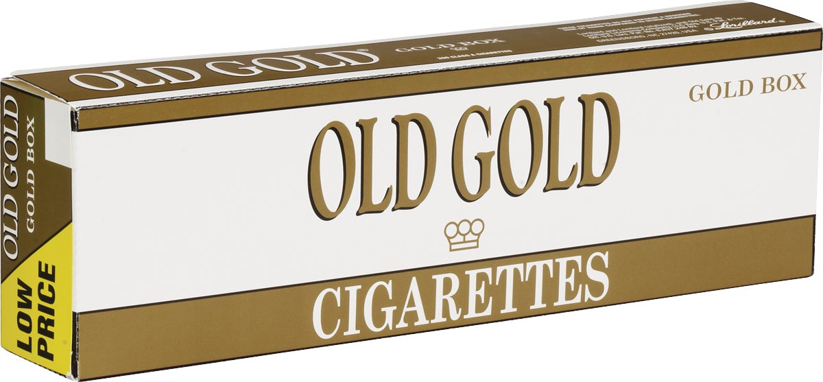 OLD GOLD GOLD FILTER KING BOX